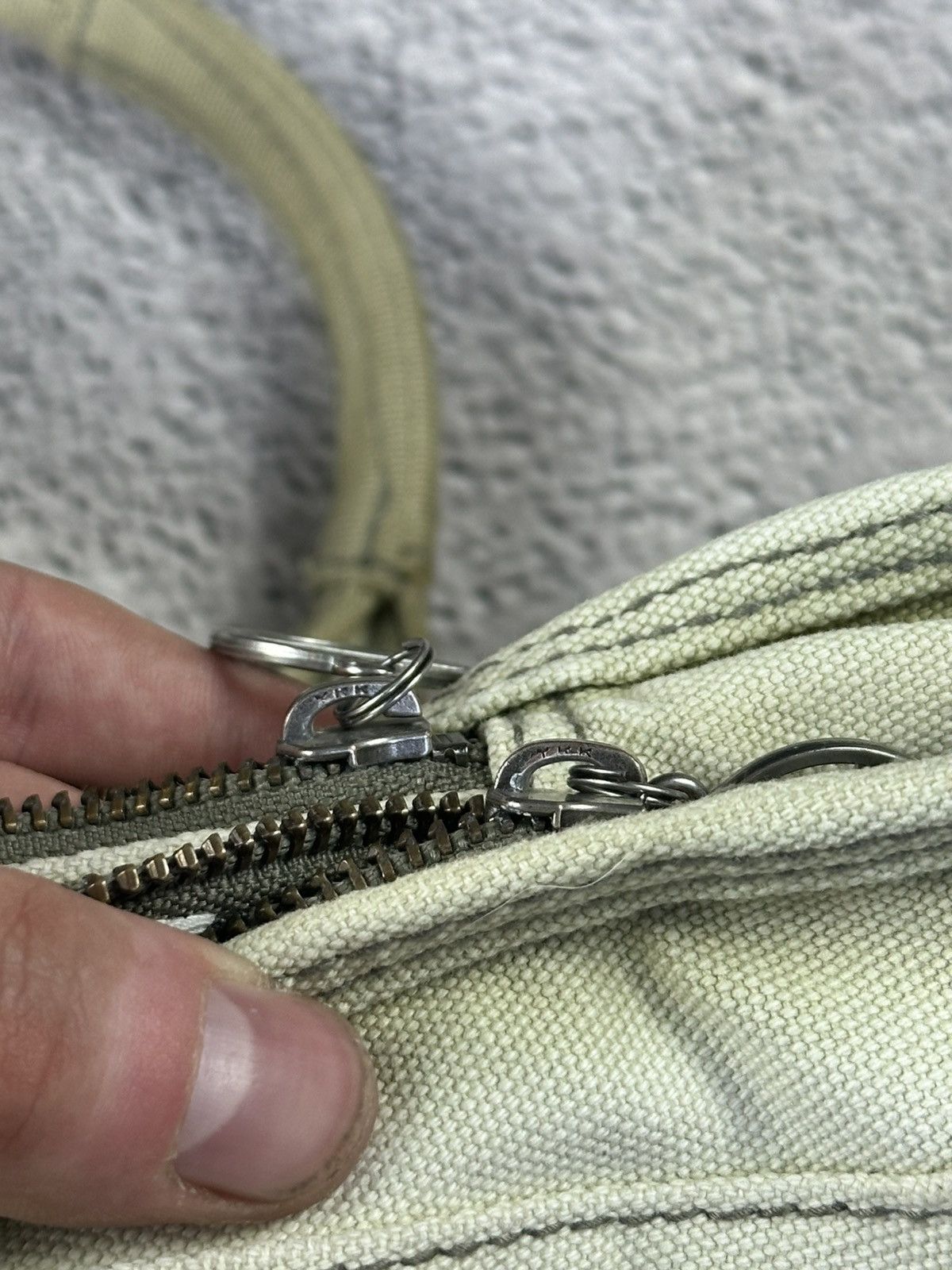 Diesel Diesel Round Canvas Tote “Still Brave” Y2K Bag Faded Japan Size ONE SIZE - 25 Thumbnail