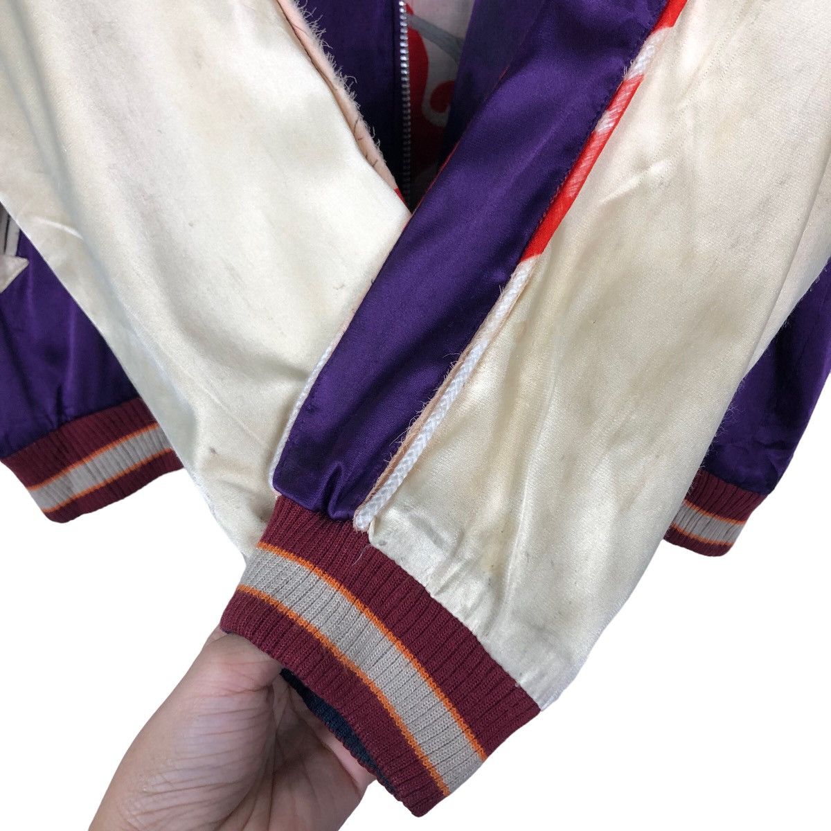 Japanese Brand 🔥90s Vintage Japaneseaioha Sukajan Souvenir Jacket Big Logo Size US M / EU 48-50 / 2 - 11 Thumbnail