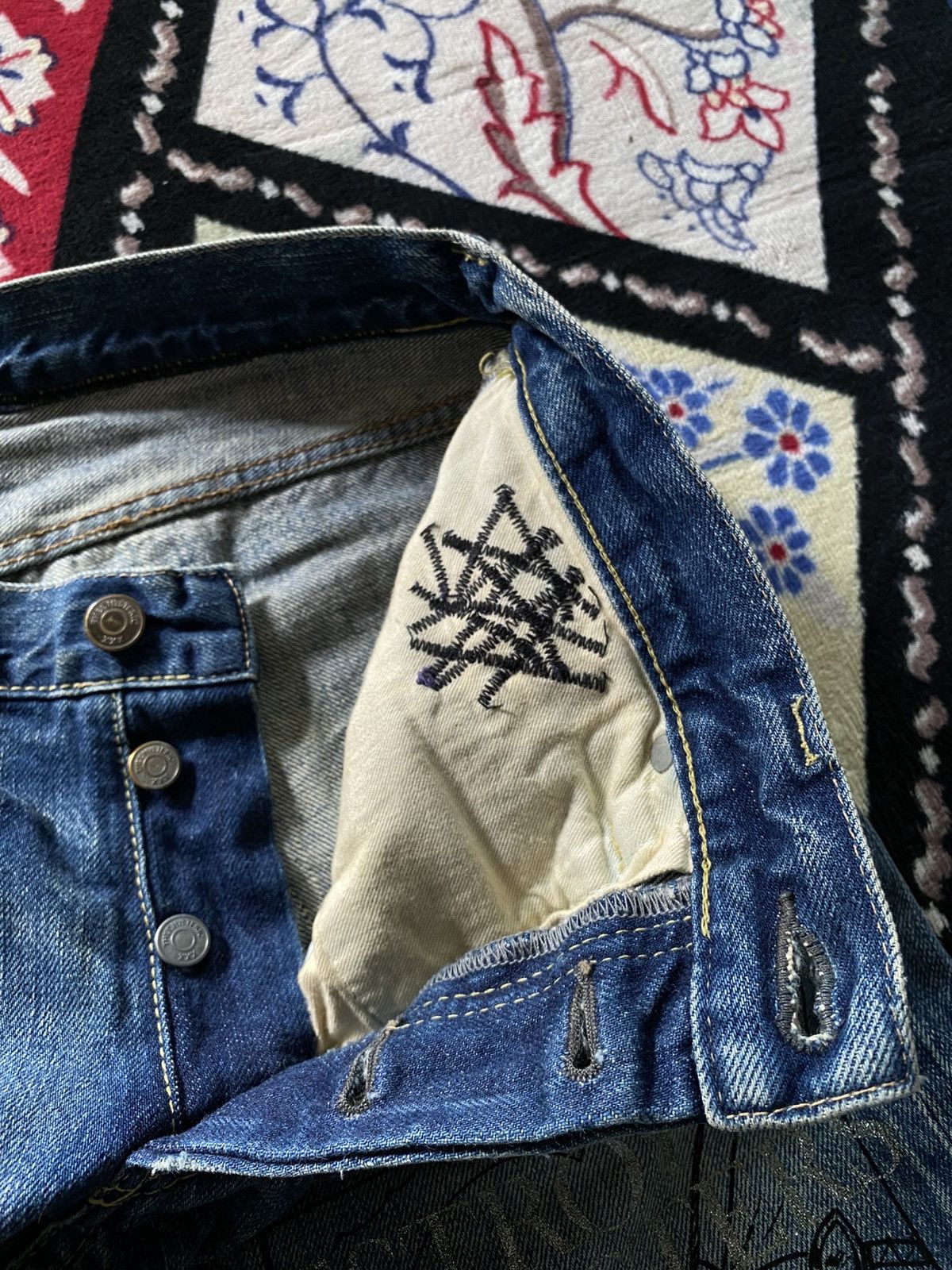 Hysteric Glamour Hysteric Glamour Destroy All Monsters Selvedge Distressed Size US 32 / EU 48 - 11 Thumbnail
