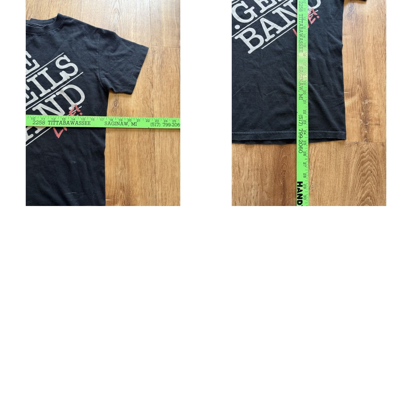 Doublet VINTAGE The J. Geils Band Live 2012 Double-Sided Concert T-shirt Small Black Men S Cotton T-Shirt Flaws Size US S / EU 44-46 / 1 - 8 Thumbnail