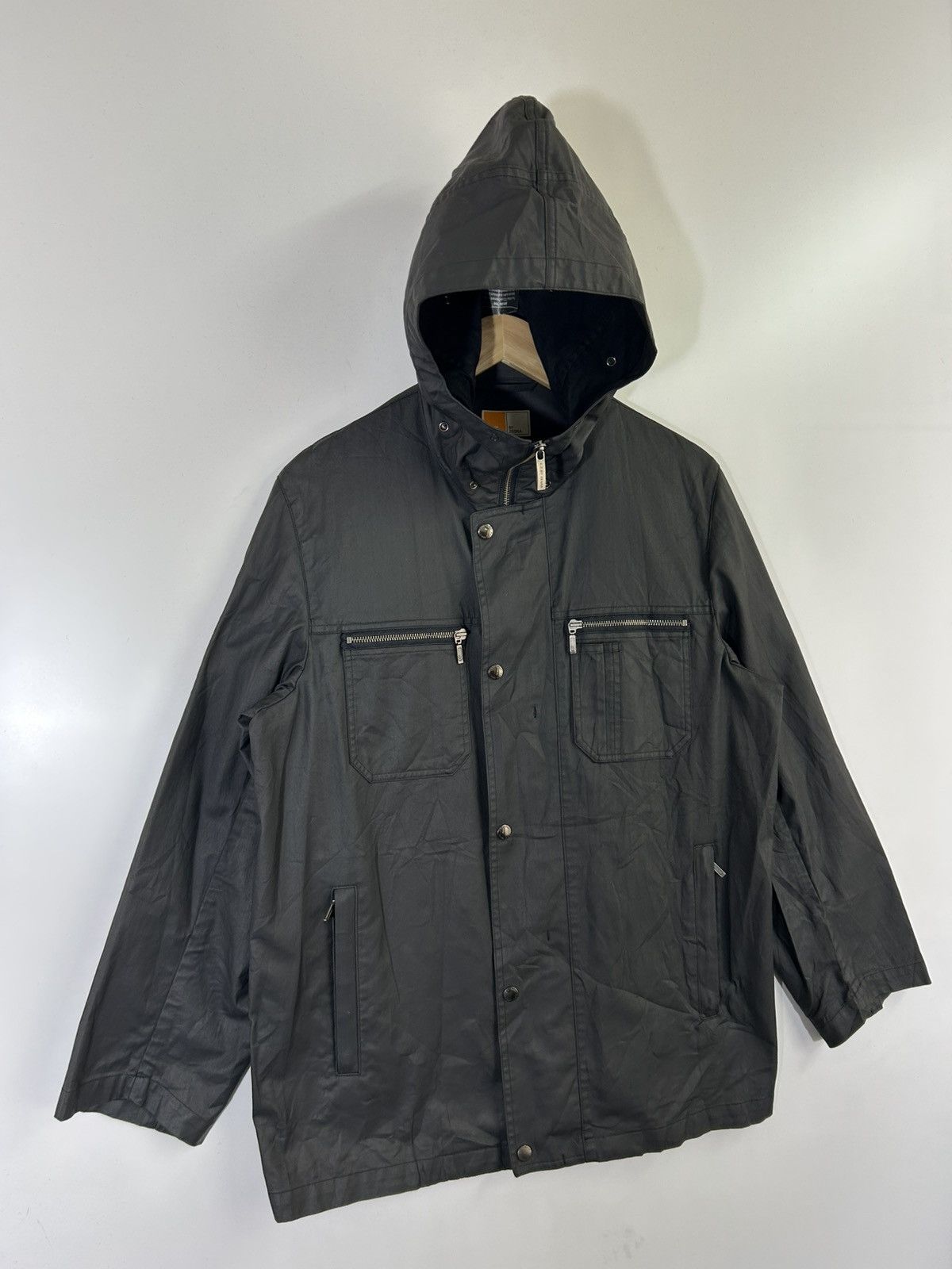 Z Zegna 🔥Zegna Hoodies Workwear Multipocket Zipper Jacket Size US M / EU 48-50 / 2 - 2 Thumbnail