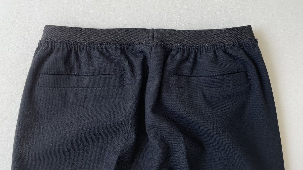 Raf Simons A/W 21 Black Raw Seam Waist Band Trousers Size US 32 / EU 48 - 14 Thumbnail