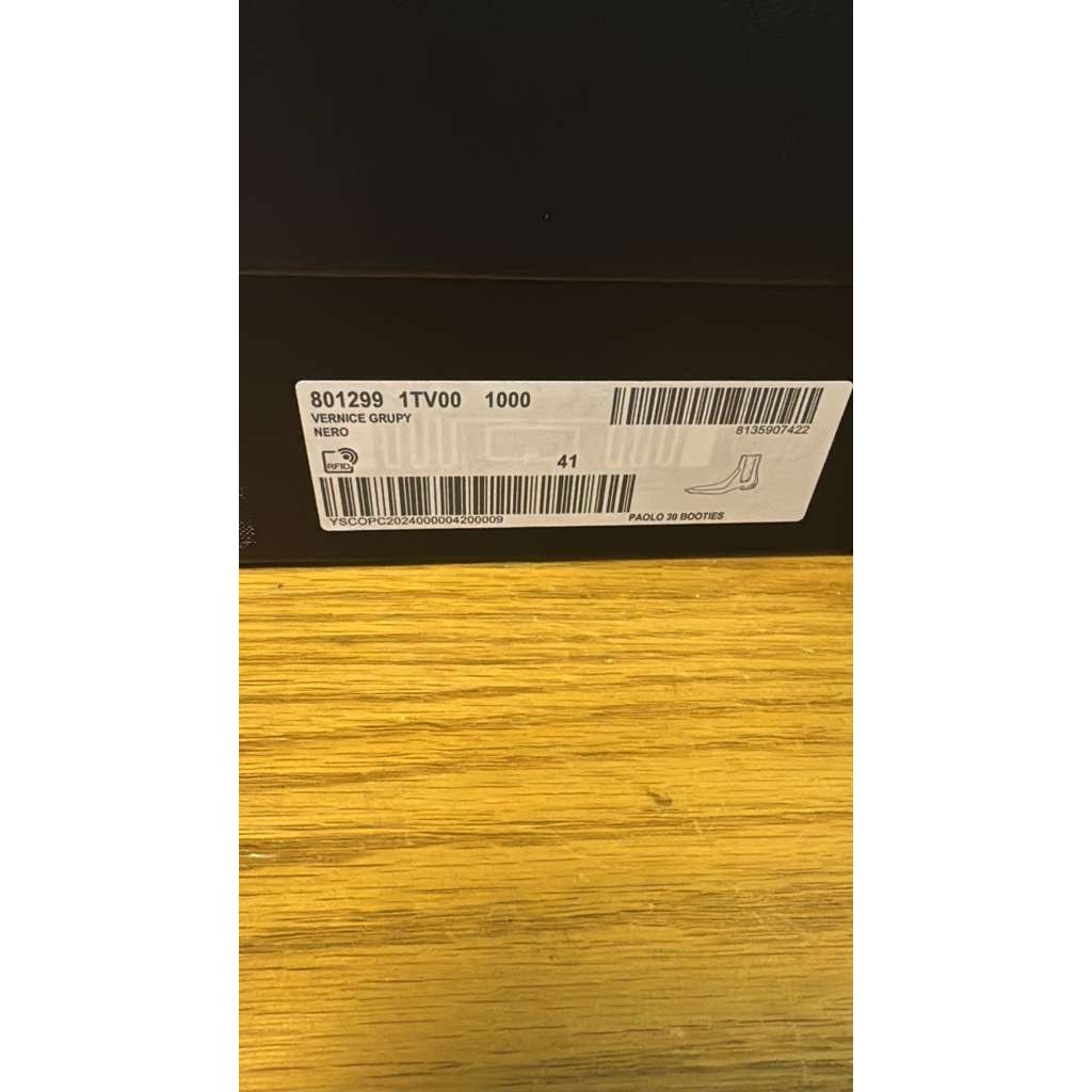 Saint Laurent Paris o1rshd1 Leather Paolo 30 Chelsea Boots in Nero Size US 8 / EU 41 - 19 Thumbnail
