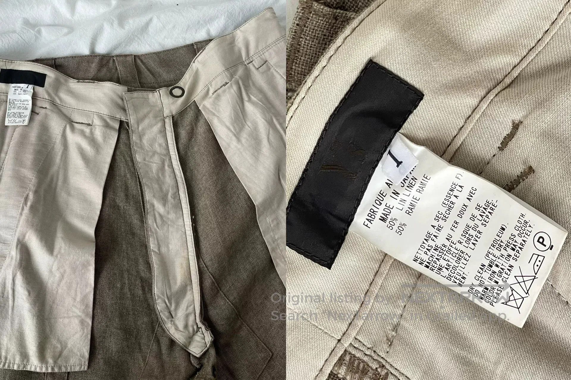 Other Y's Yohji Yamamoto Work Pants. Size US 28 / EU 44 - 9 Thumbnail