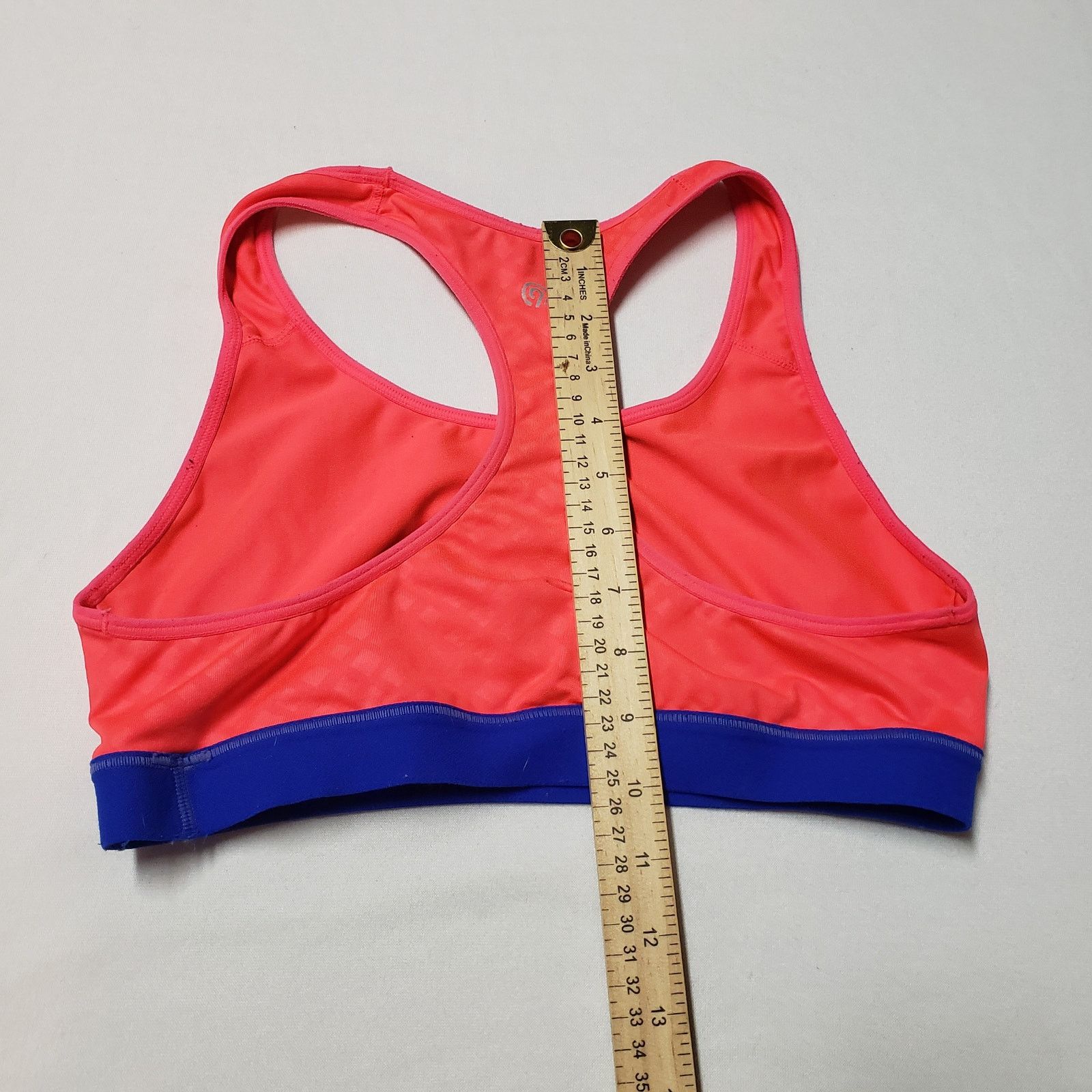 Champion Champion Bra Womens Small Power Core Orange Blue Sports Bra Size ONE SIZE - 9 Thumbnail