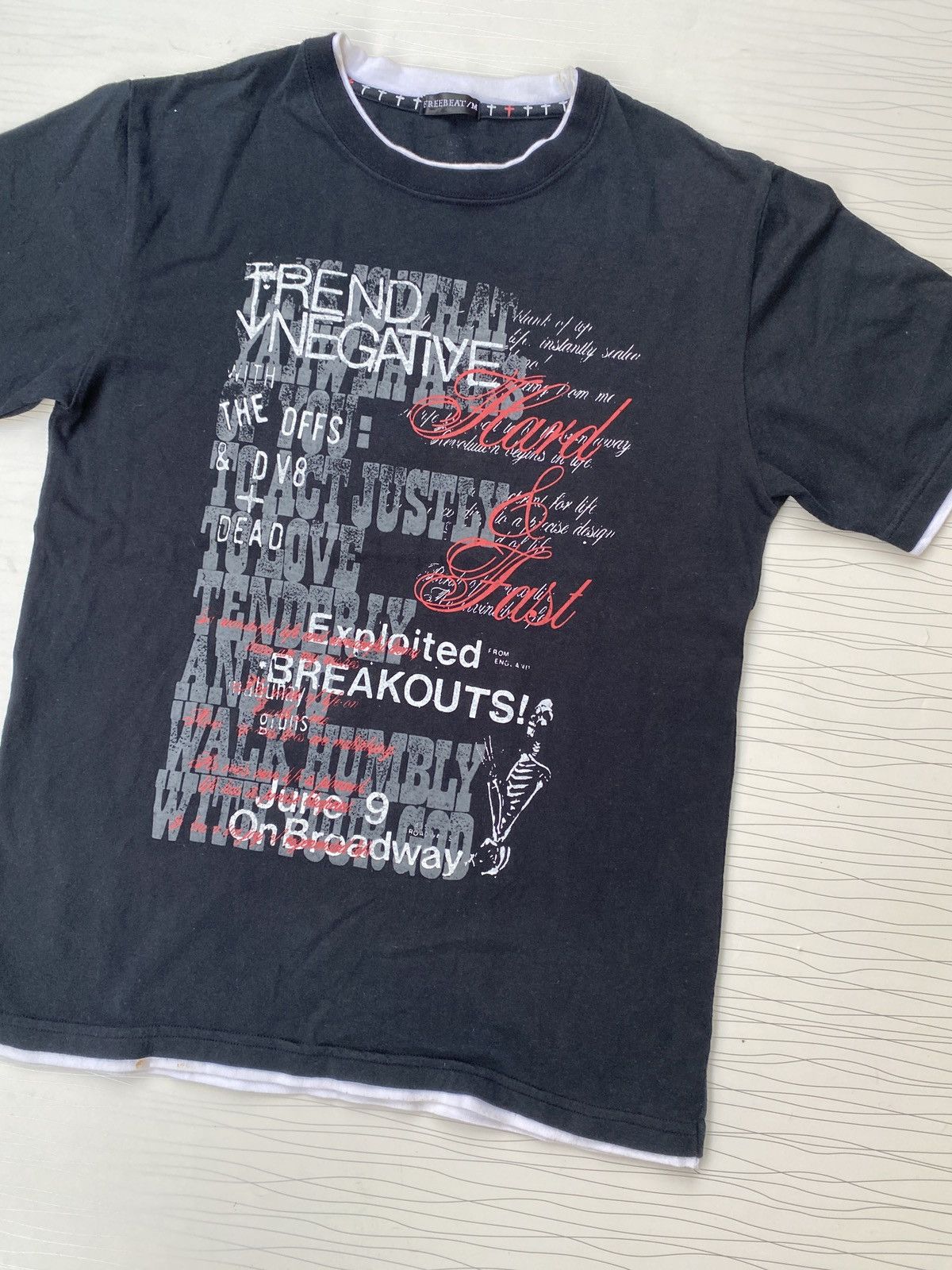 If Six Was Nine Japanese Freebeat Skull Poem Tee shirt Size US M / EU 48-50 / 2 - 2 Thumbnail