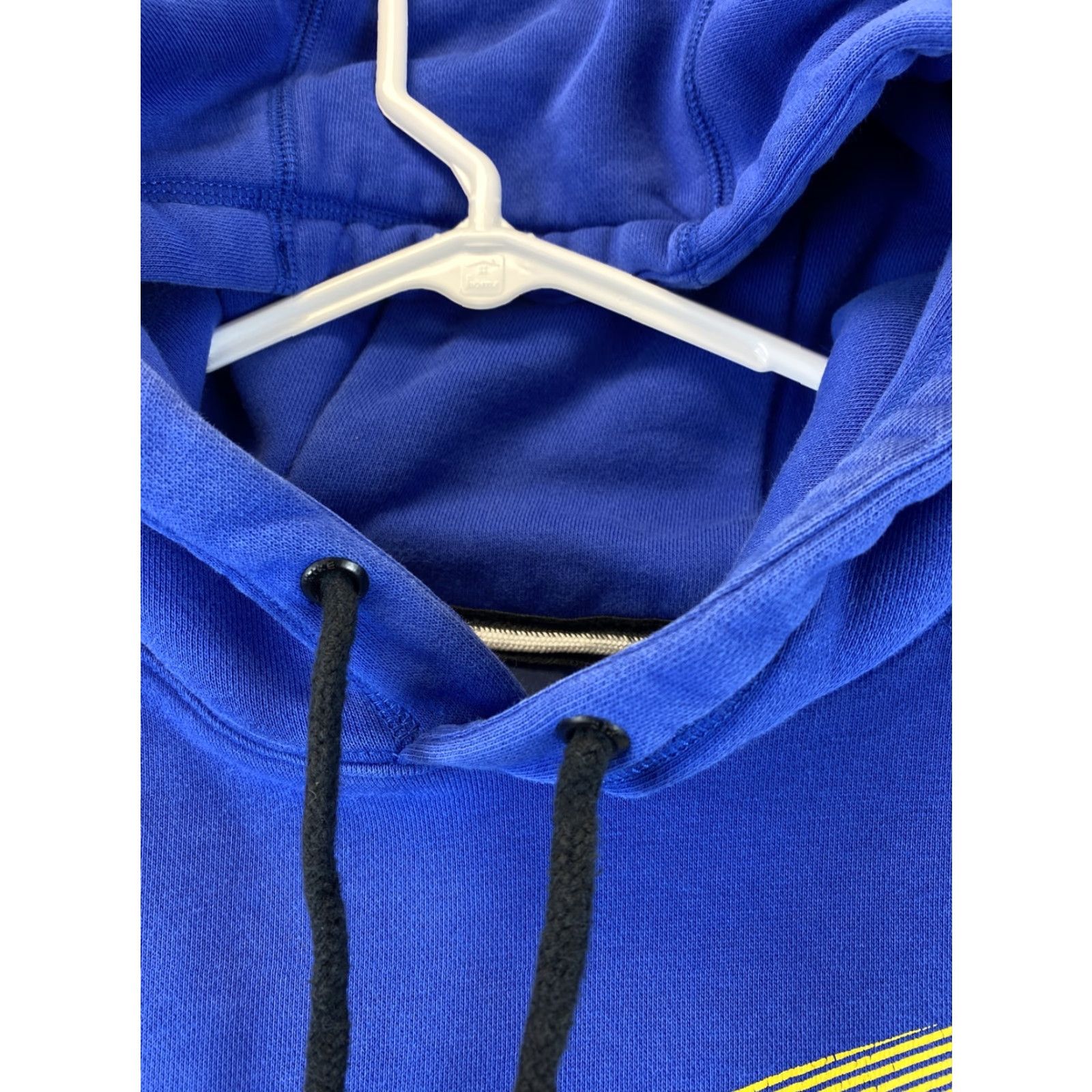 Nike VINTAGE Nike Hoodie Swoosh Pullover Mens L Blue 75-1 Center Swoosh Front Pocket Athletic Gym Training American Sports Size US L / EU 52-54 / 3 - 4 Thumbnail