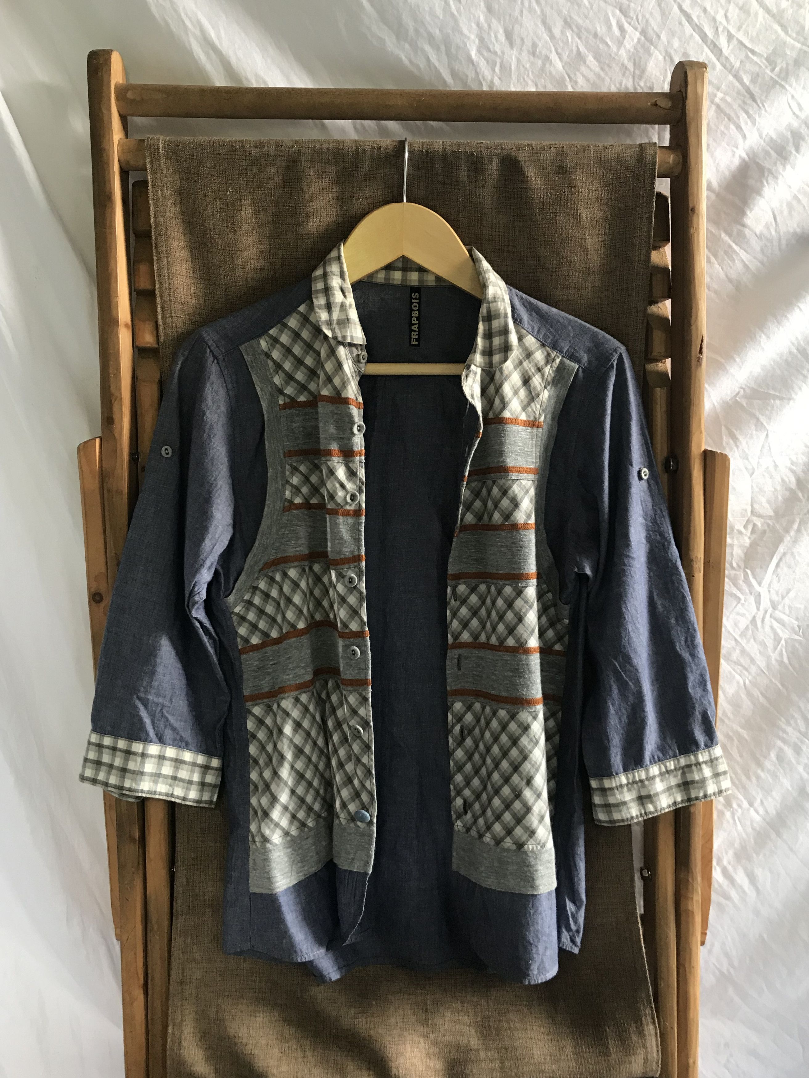 Frapbois × Japanese Brand × Tsumori Chisato Frapbois Japanese Brand Hybrid Shirt Size US S / EU 44-46 / 1 - 2 Thumbnail