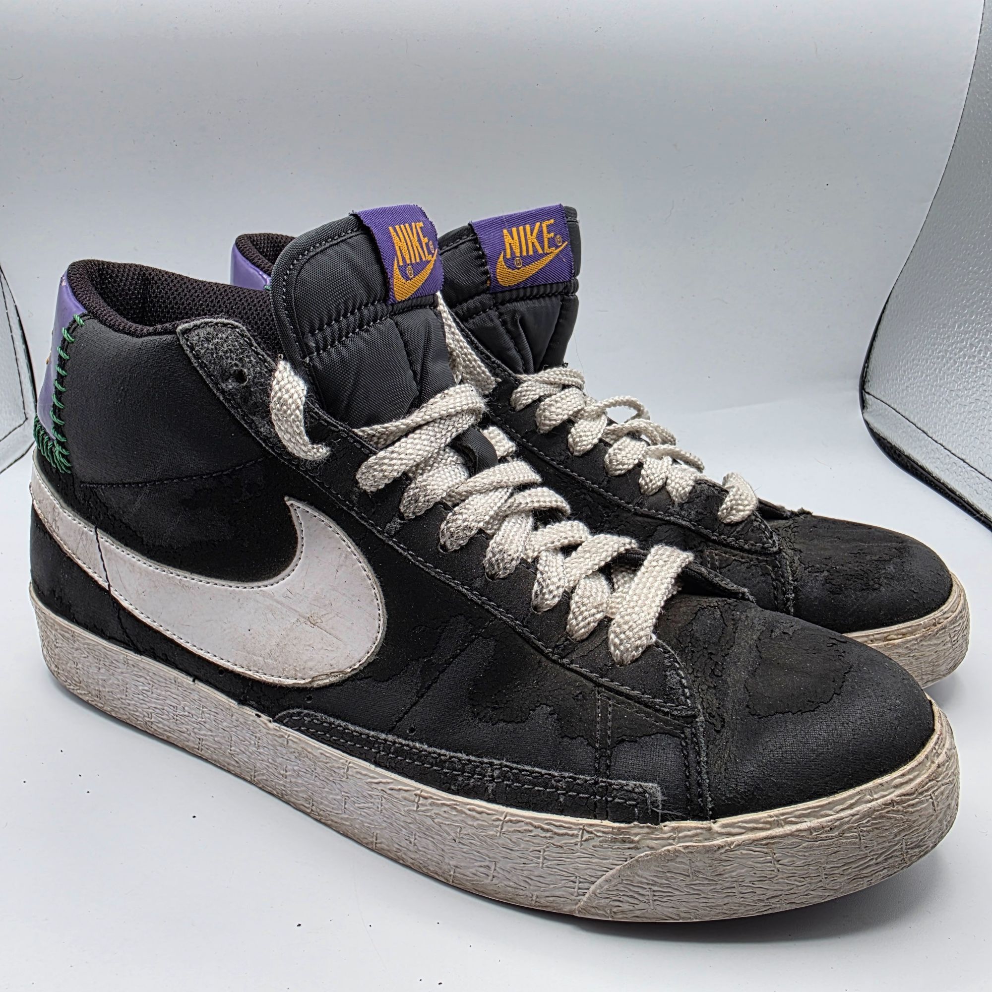 Nike Nike Blazer High Anthracite Mens Size 9.5 Black Varsity Purp Size US 9.5 / EU 42-43 - 1 Thumbnail