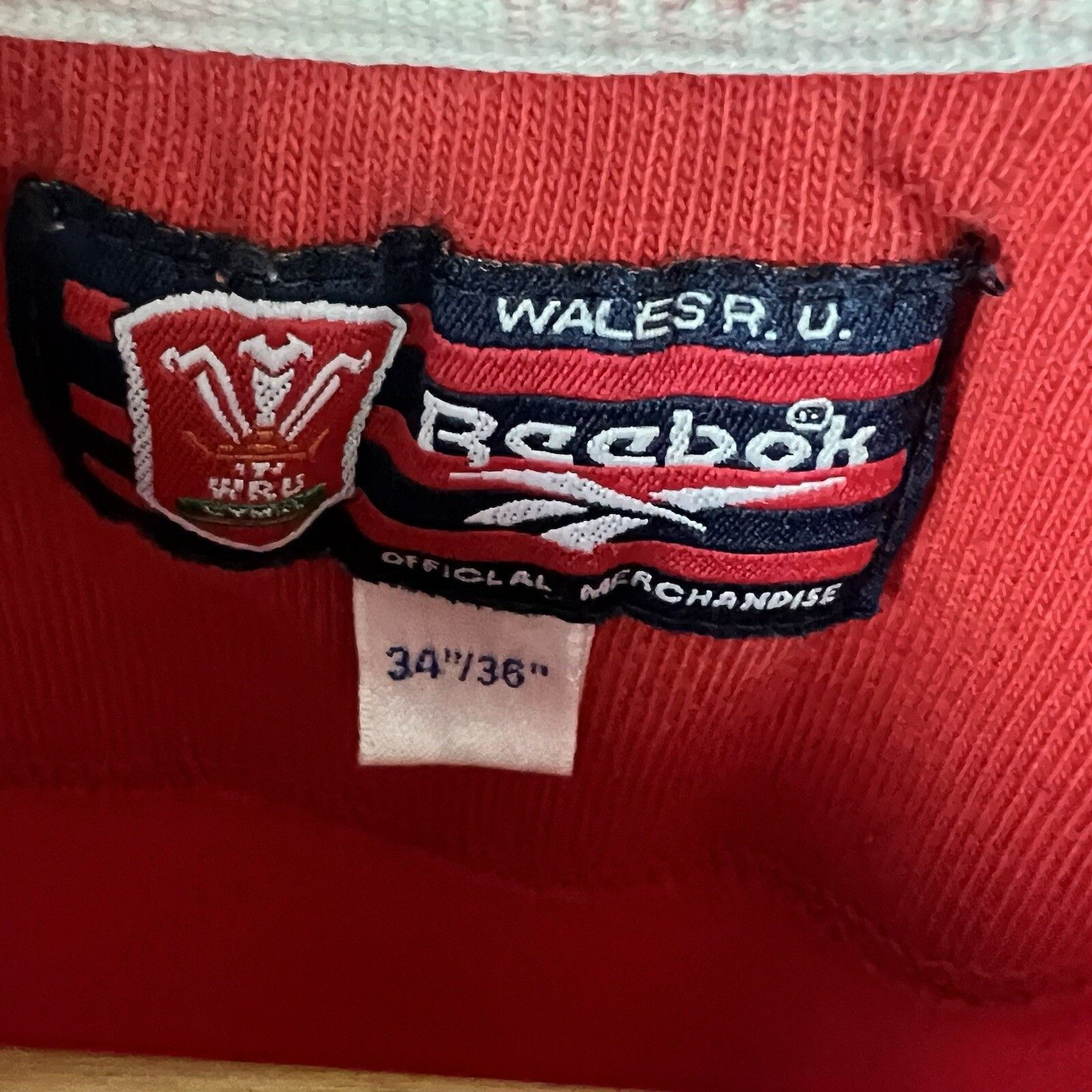 Reebok Reebok Wales Cymru Vintage Rugby 1996/1998 Men's Size M Size US M / EU 48-50 / 2 - 3 Thumbnail