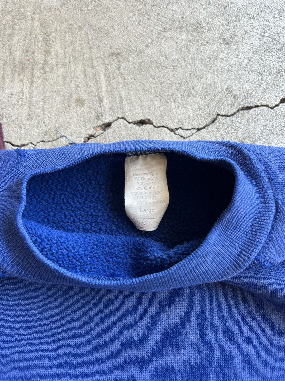 Russell Athletic × Vintage 80s Discus Athletic Blank Raglan Sweatshirt Size US L / EU 52-54 / 3 - 3 Thumbnail