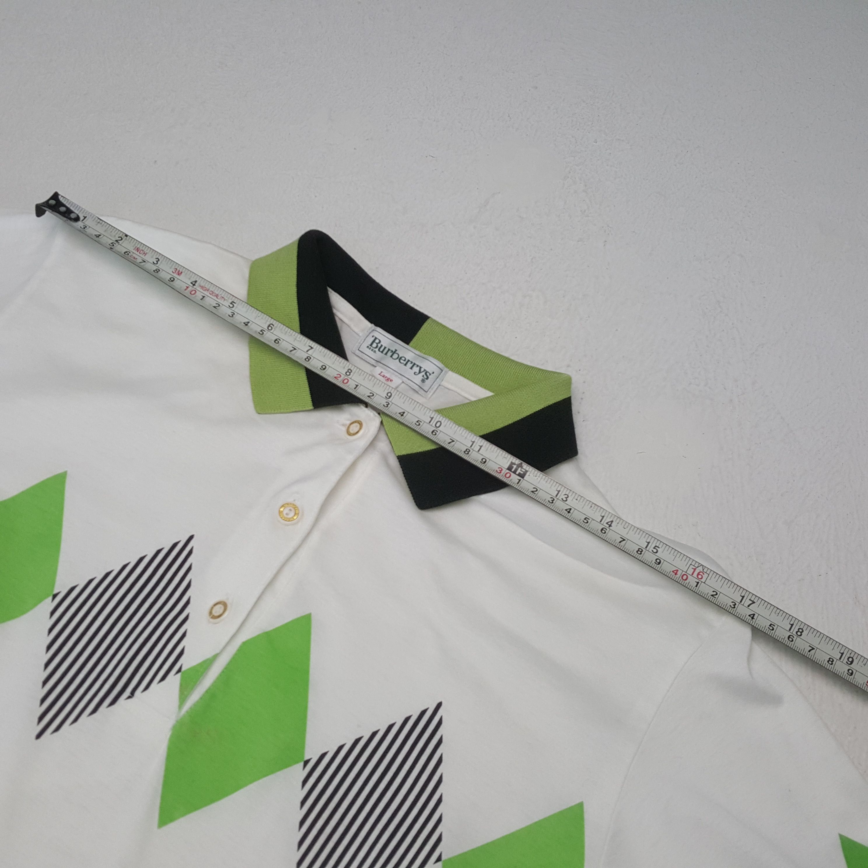 Burberry × Vintage Vintage Burberrys Fashion Brand Rare Polo Shirt C276N72 Size US M / EU 48-50 / 2 - 10 Thumbnail