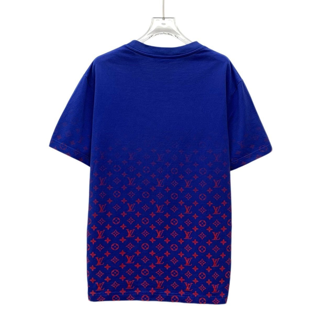 Louis Vuitton Blue Short-Sleeve Patterned T-Shirt Size US XS / EU 42 / 0 - 2 Thumbnail