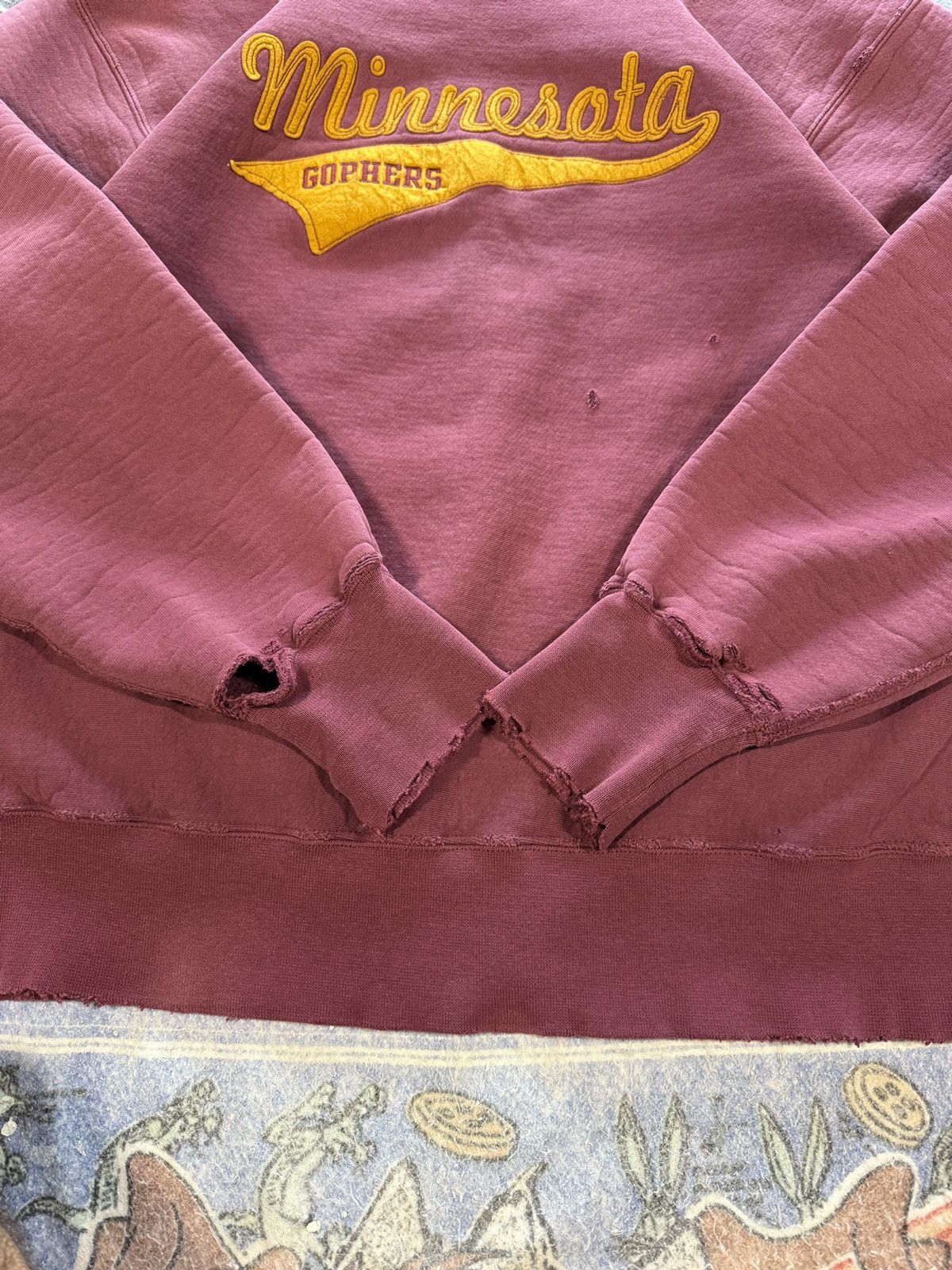 Vintage Vintage thrashed Minnesota gophers crewneck sweatshirt Size US XXL / EU 58 / 5 - 5 Thumbnail