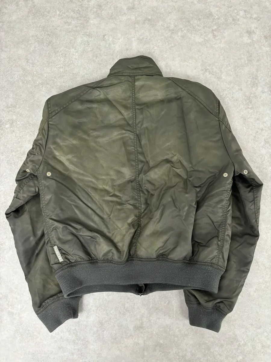 Armani 2000s Armani Olive Green Bomber Jacket Size US M / EU 48-50 / 2 - 5 Thumbnail
