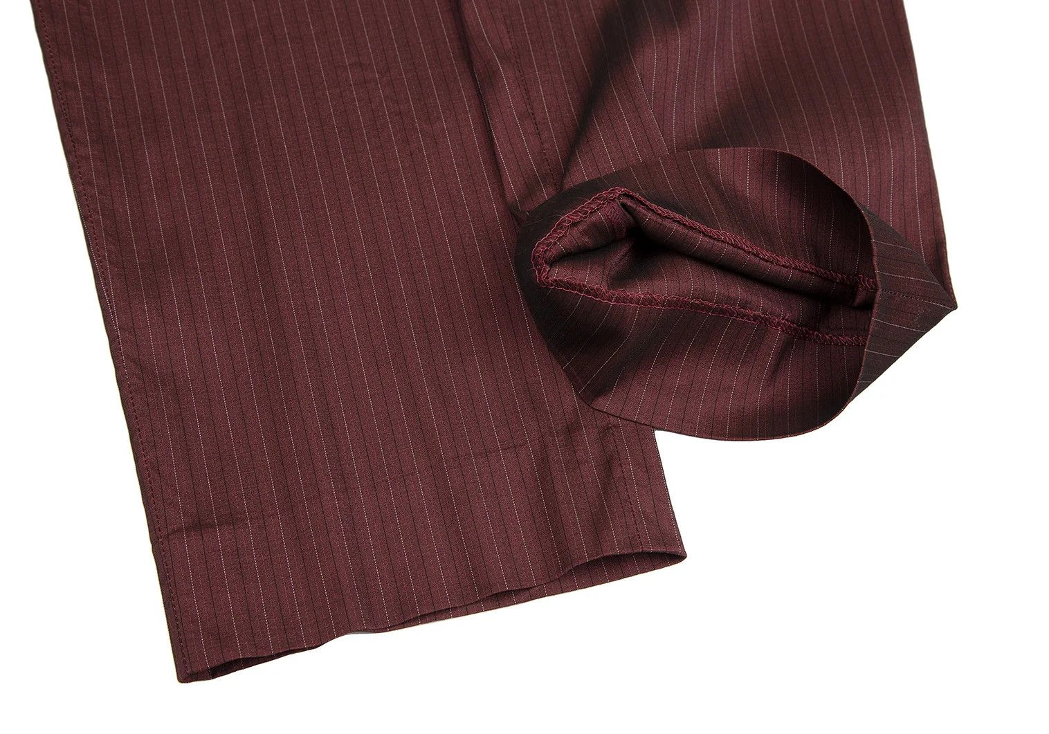 Jean Paul Gaultier Stretch Alternate Stripe Pants in Red Size 48 Size US 32 / EU 48 - 6 Thumbnail