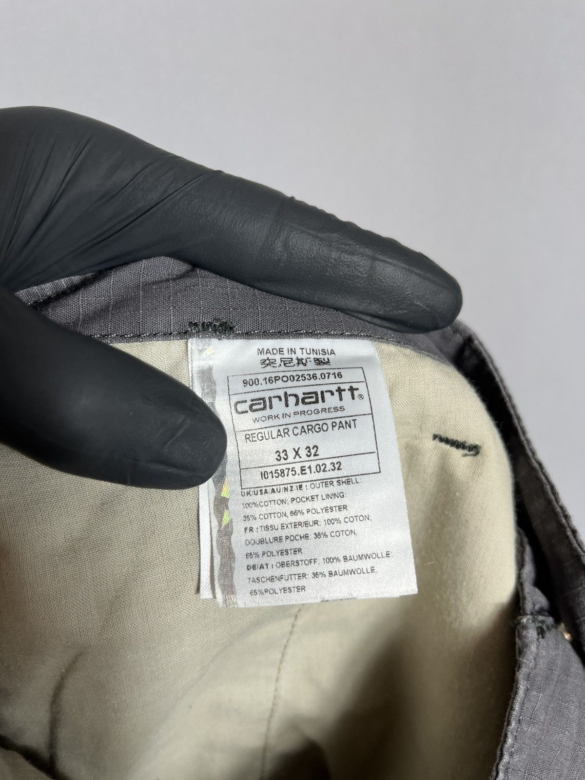 Carhartt Carhartt cargo pants grey casual mens Size US 33 - 3 Thumbnail