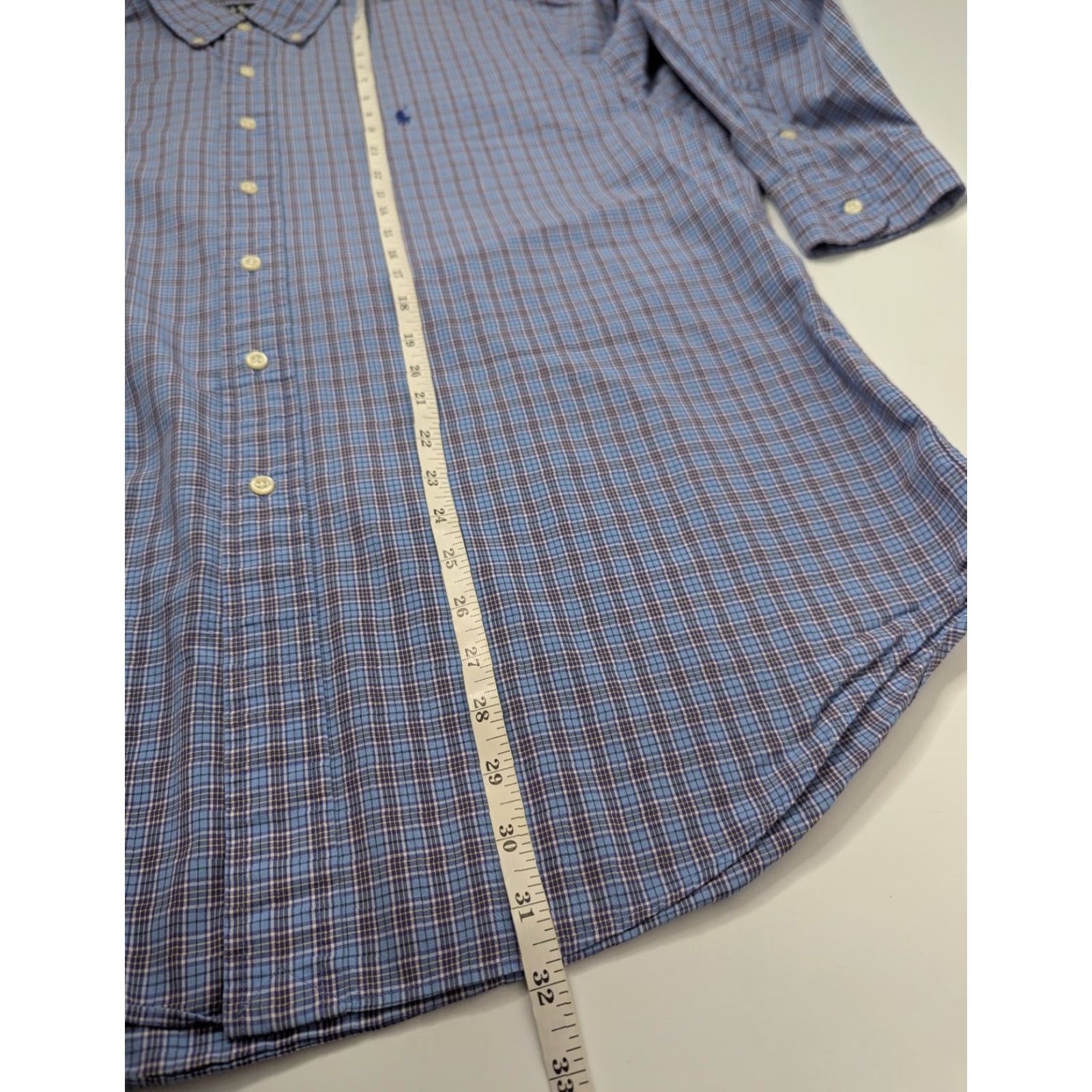 Ralph Lauren Ralph Lauren Blake Men's Large Long Sleeve Button-Down Shirt Plaid Blue Cotton Oxford / Breathable, Classic Fit, Regular, Button-Up, Collar Shirt Size US L / EU 52-54 / 3 - 5 Thumbnail