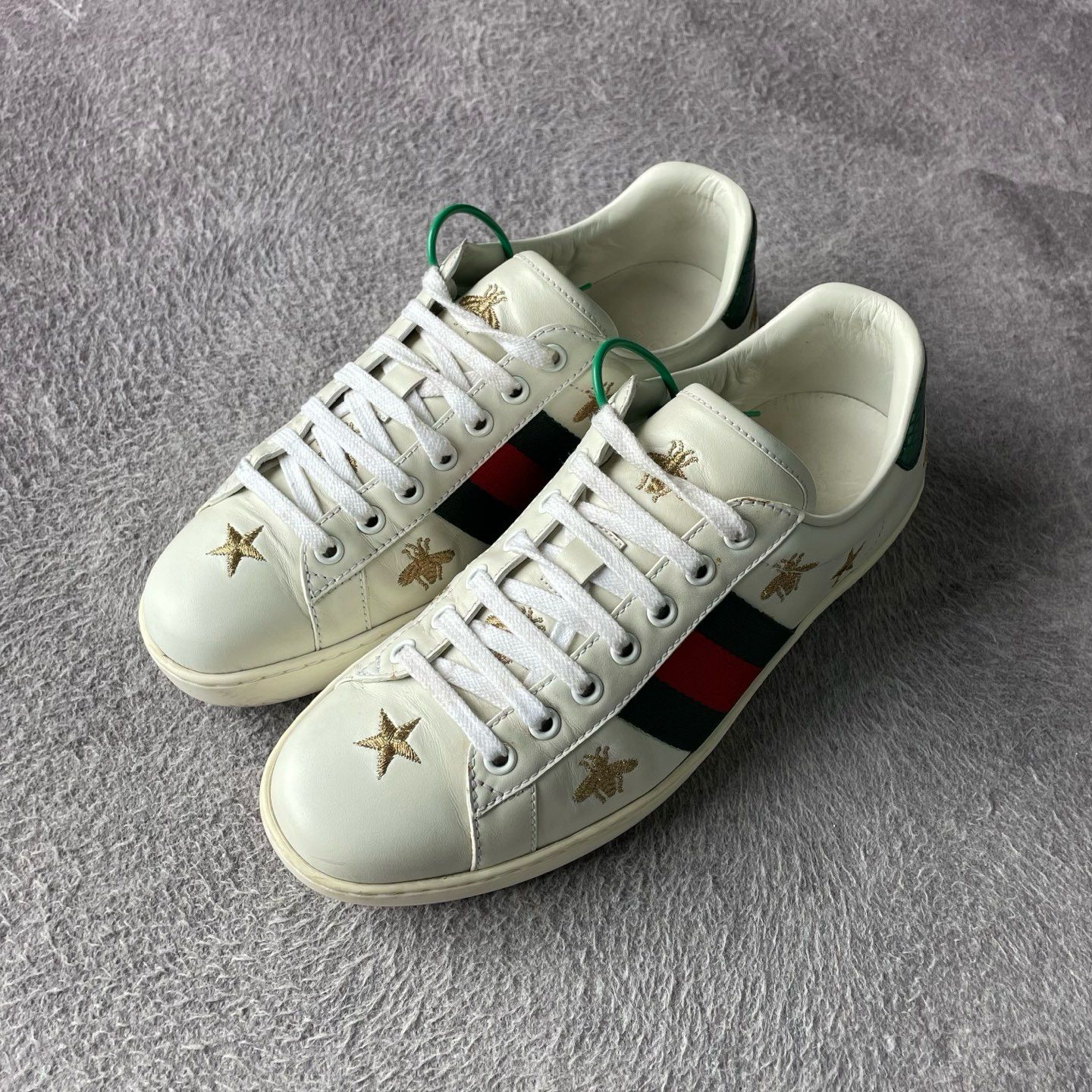 Gucci Gucci Bee and Star Ace Sneakers US 7.5 Size US 7.5 / EU 40-41 - 1 Thumbnail