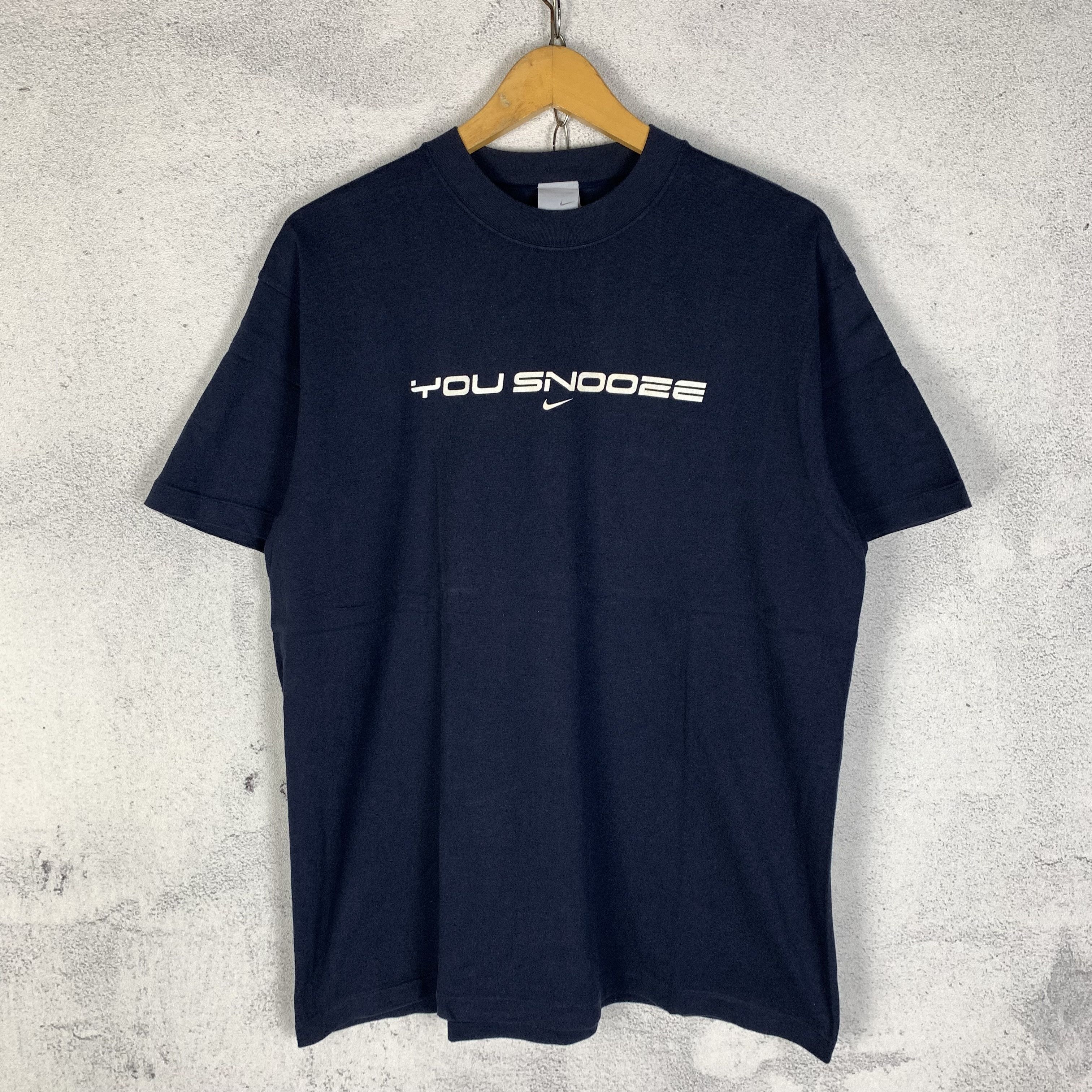 Nike Nike Y2K "You Snooze - You Lose" Tshirt Size US L / EU 52-54 / 3 - 1 Thumbnail