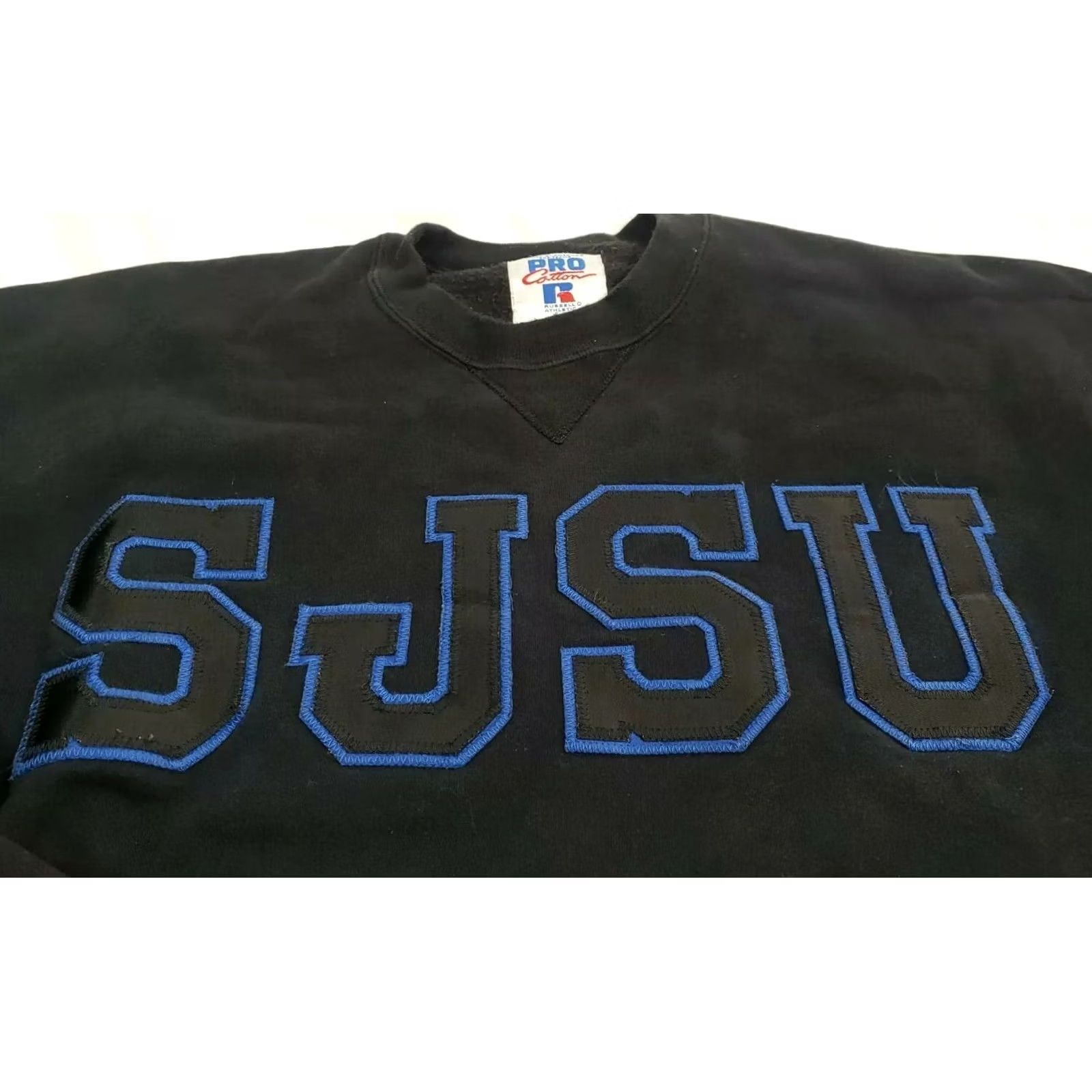 Vintage VINTAGE Russell Crewneck Sweatshirt XXL 2XL San Jose State SJSU Oversized Gray Men Size US XXL / EU 58 / 5 - 2 Thumbnail