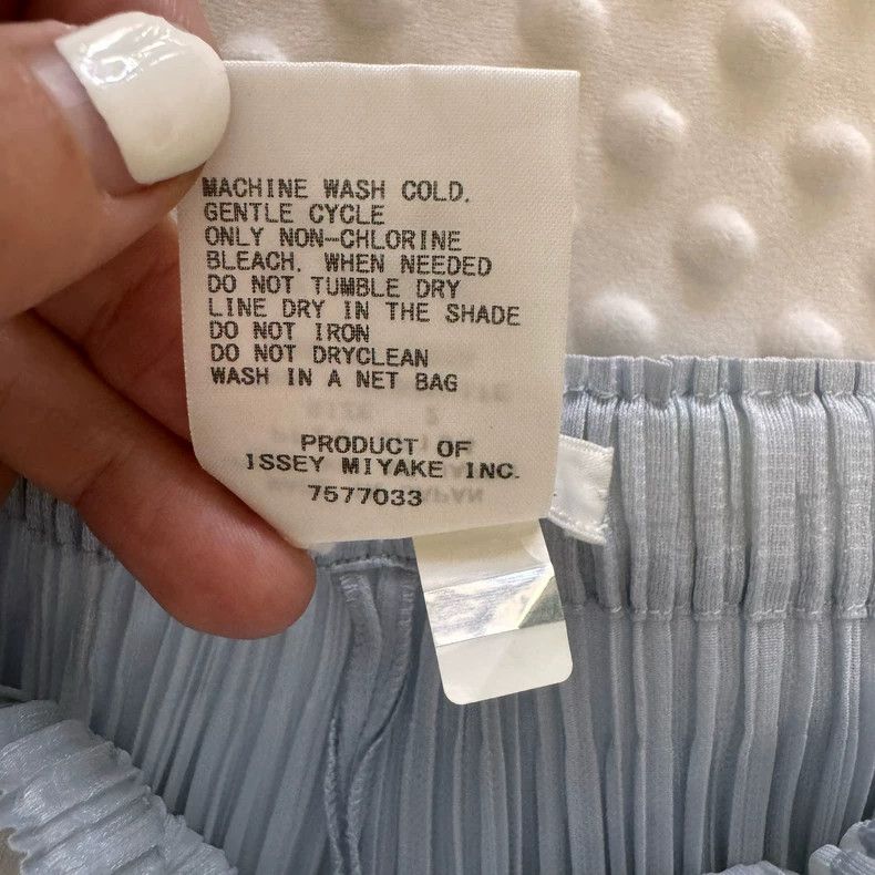 Issey Miyake issey miyake size:2 Light blue trousers 2505-Nextarrow Size US 26 / EU 42 - 5 Thumbnail