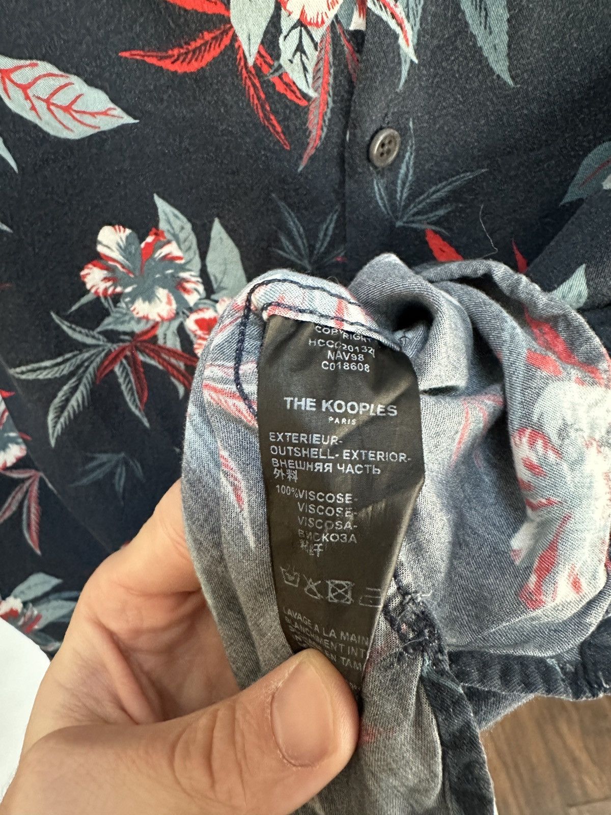 The Kooples Floral Button Down Size US M / EU 48-50 / 2 - 4 Thumbnail