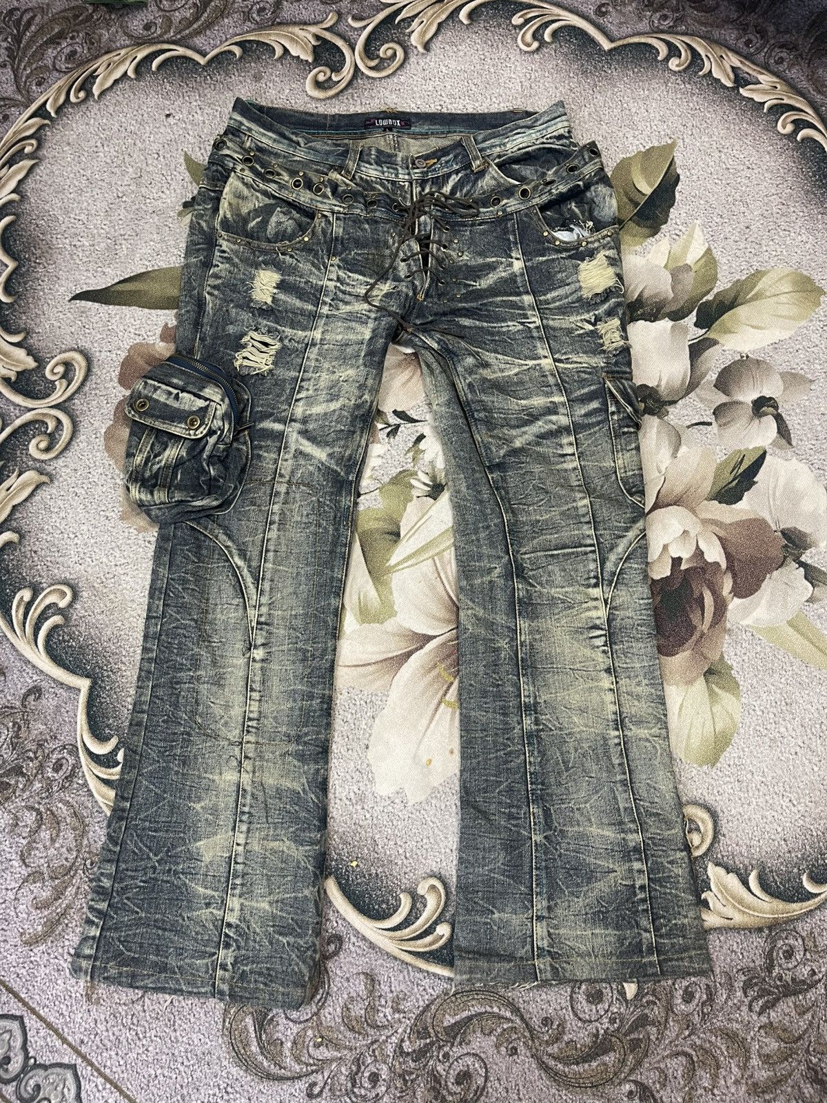 LOWBOX Lowbox Cargo Jeans Streetwear Size US 32 / EU 48 - 15 Thumbnail