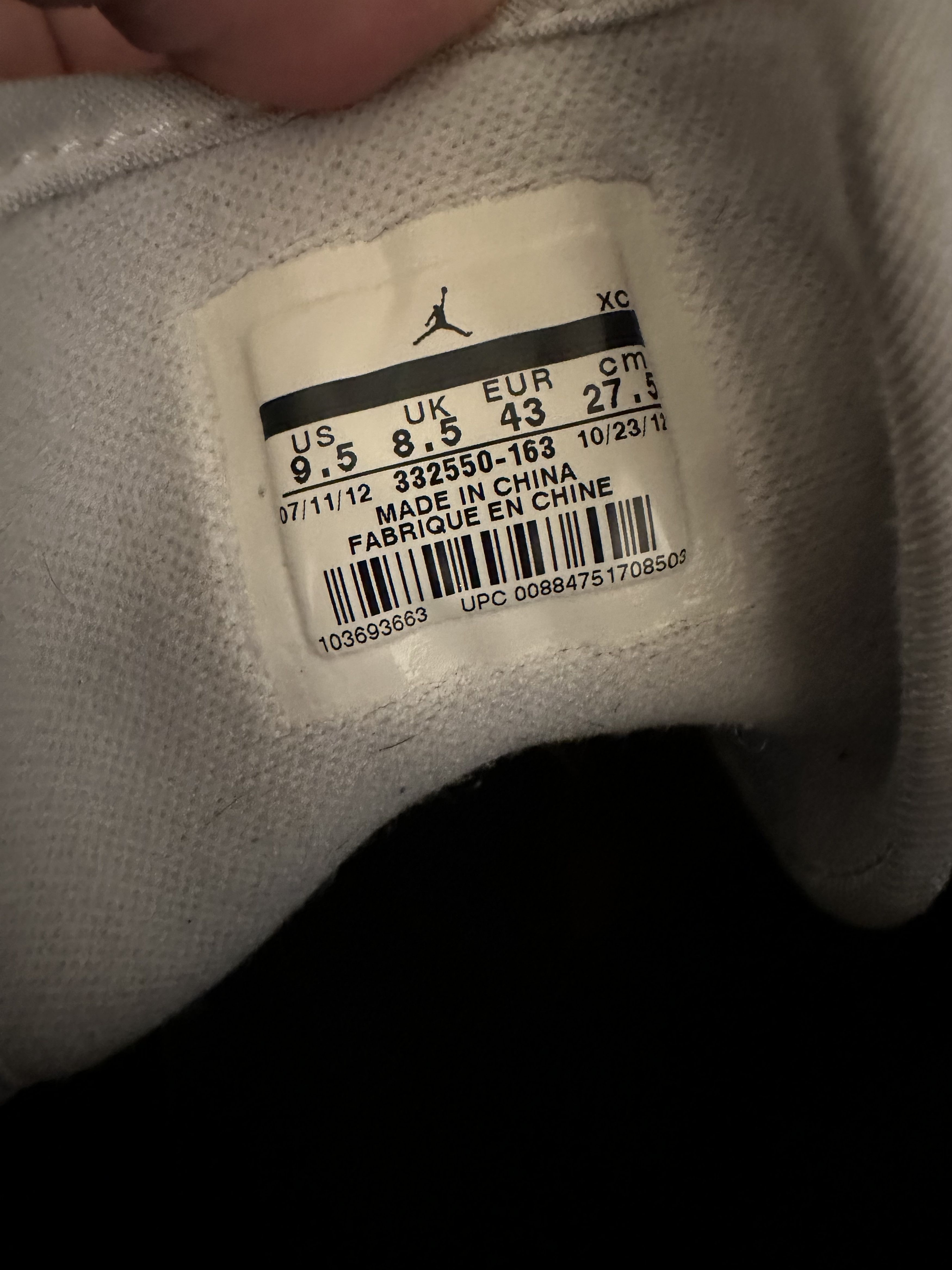 Jordan Brand Chicago Jordan 1 2013 Size US 9.5 / EU 42-43 - 4 Thumbnail