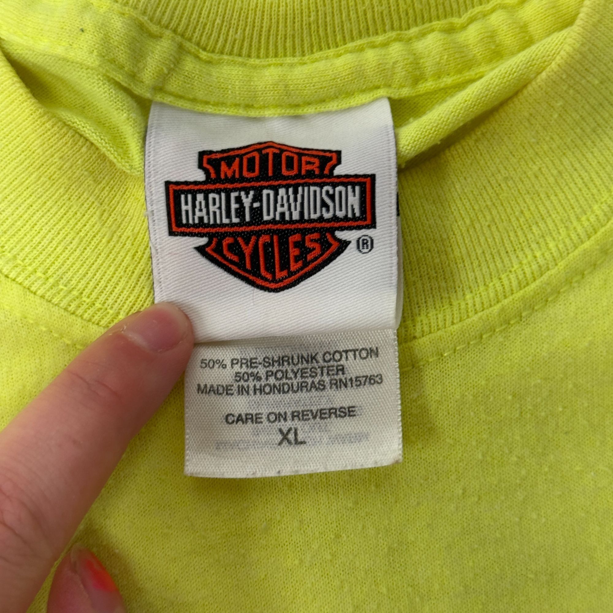 Harley Davidson Harley Davidson TWIN CAM Motorcycle NEON Piqua Ohio 50/50 T Size US XL / EU 56 / 4 - 8 Thumbnail