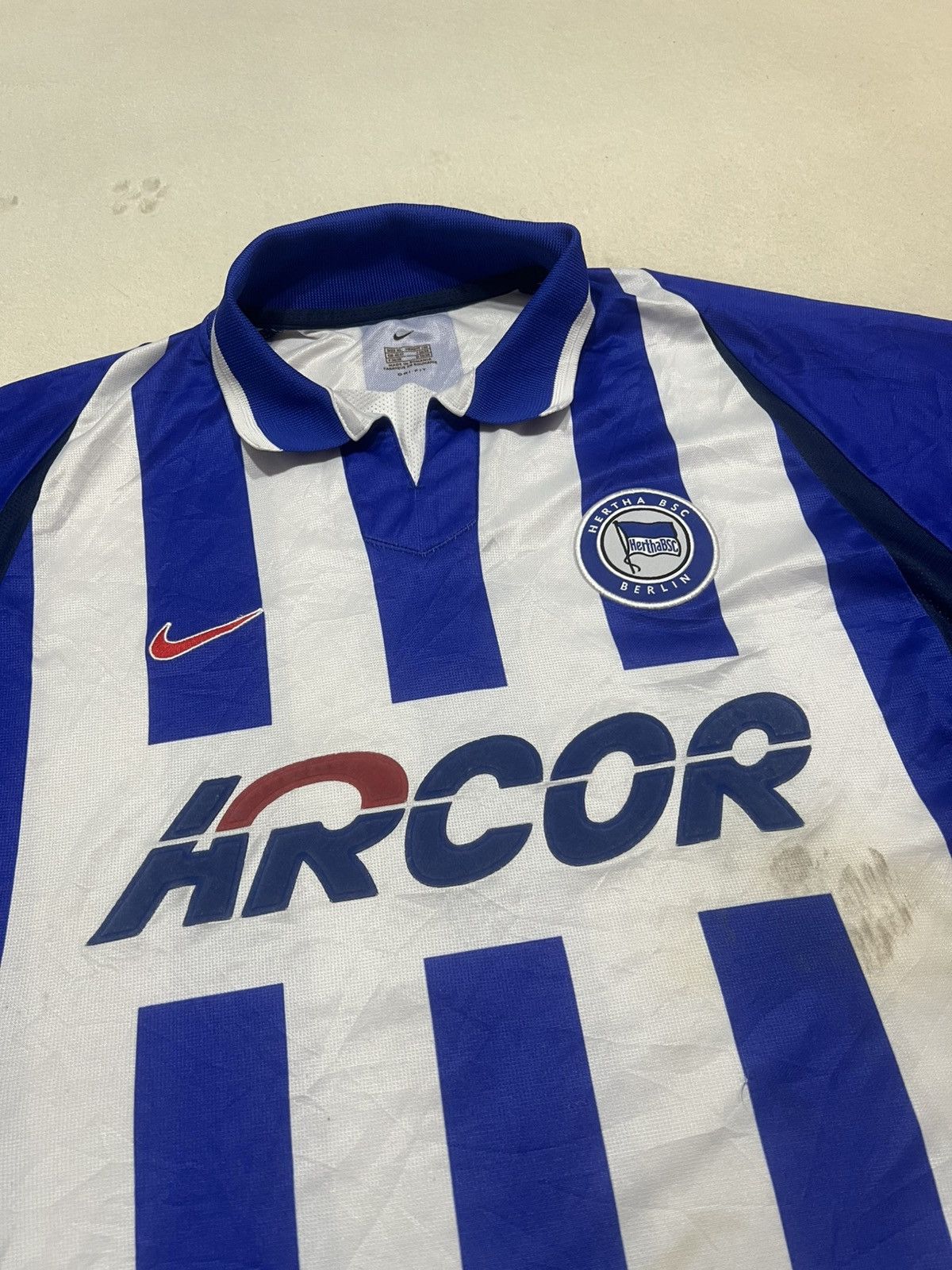 Hertha Berlin 2002-03 nike Home Longsleeve Jersey