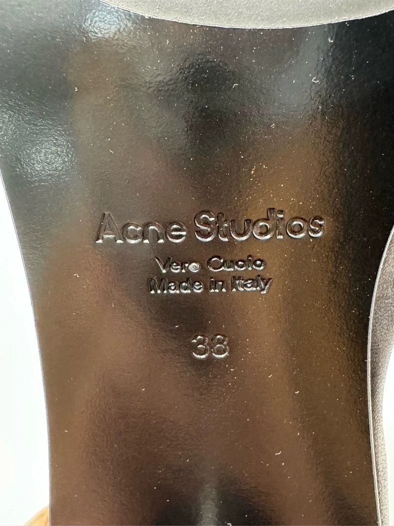 Acne Studios Acne Studios black leather shoes Size US 7.5 / IT 37.5 - 5 Thumbnail