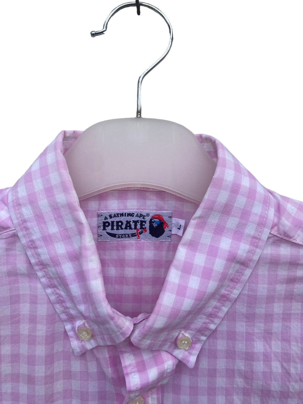 Bape Bathing Ape Pirates Store Checkered Button Down Shirt Size US L / EU 52-54 / 3 - 5 Thumbnail