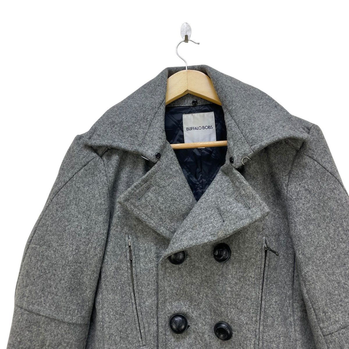 BUFFALO BOBS 🔥 Buffalo Bobs double-breasted wool-blend peacoat Size US M / EU 48-50 / 2 - 3 Thumbnail