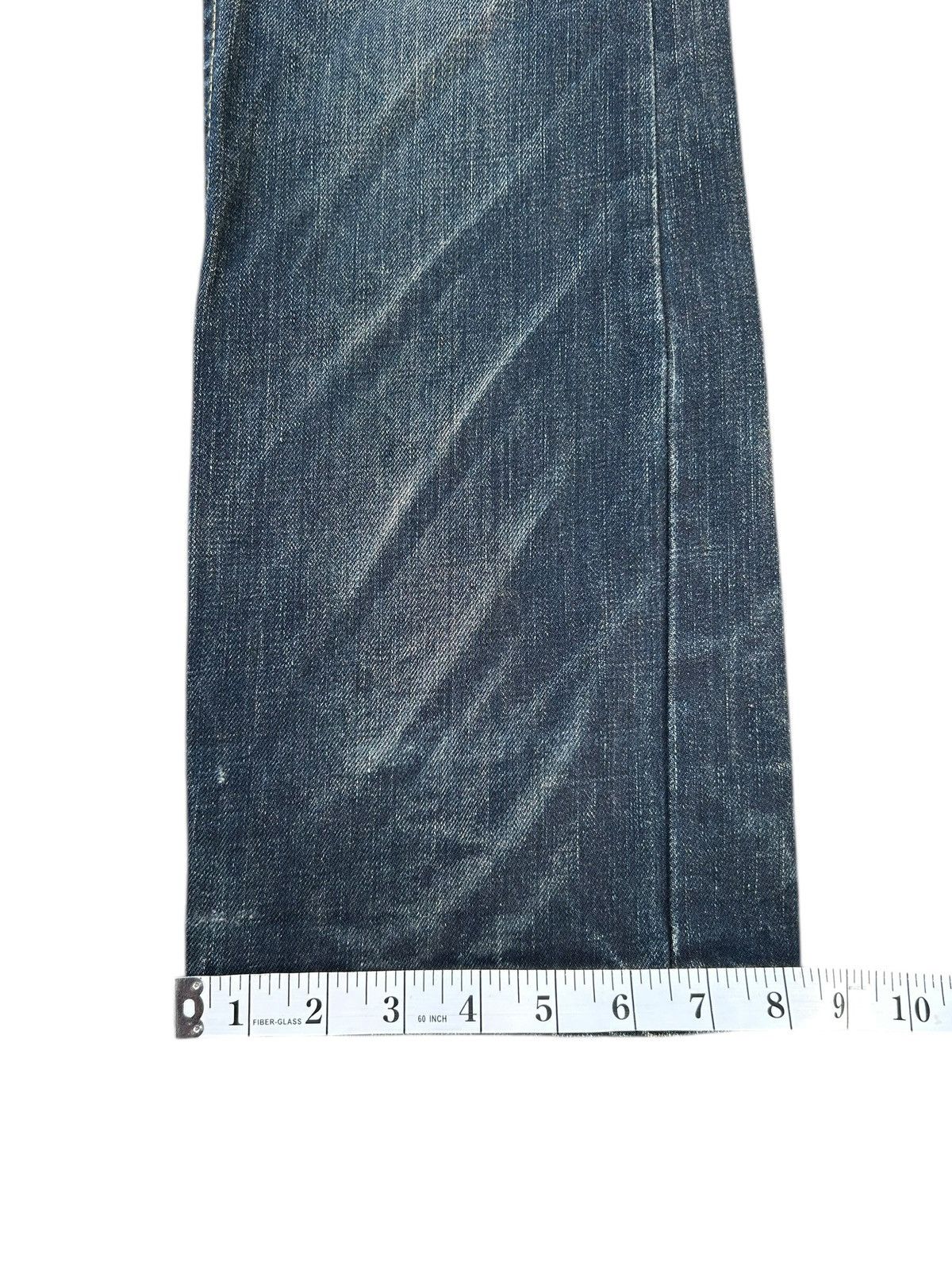 Kapital Buckle Back Lolita Distressed Denim Jeans Size US 34 / EU 50 - 22 Thumbnail