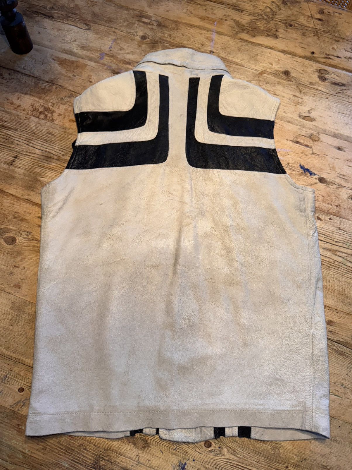 Rick Owens Rick Owens 2007 ARCHIVE LEATHER VEST JACKET Size US S / EU 44-46 / 1 - 2 Thumbnail