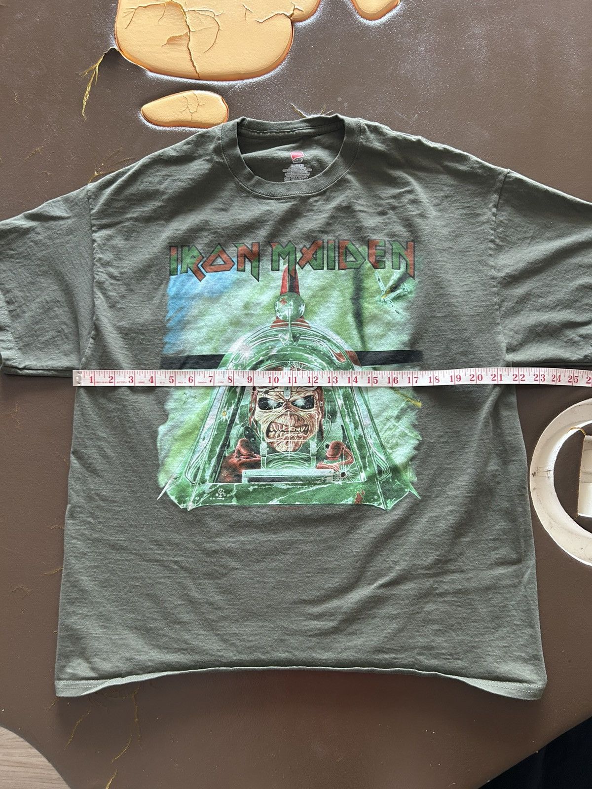 Iron Maiden Iron Maiden Tour tee vintage Rock Band Size US XL / EU 56 / 4 - 6 Thumbnail