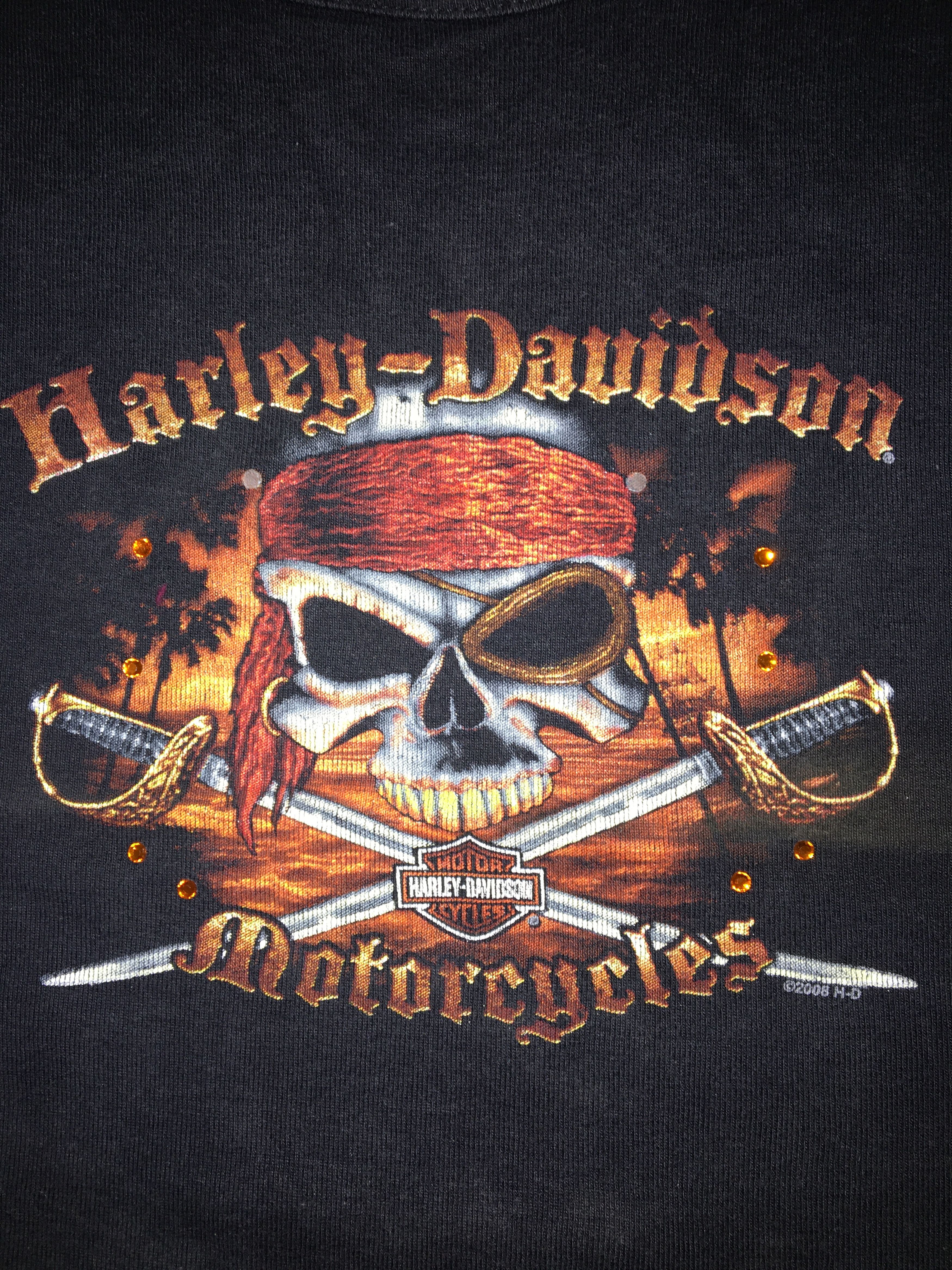 Harley Davidson Vintage 2008 Harley Davidson Tank Top Size US XL / EU 56 / 4 - 5 Thumbnail
