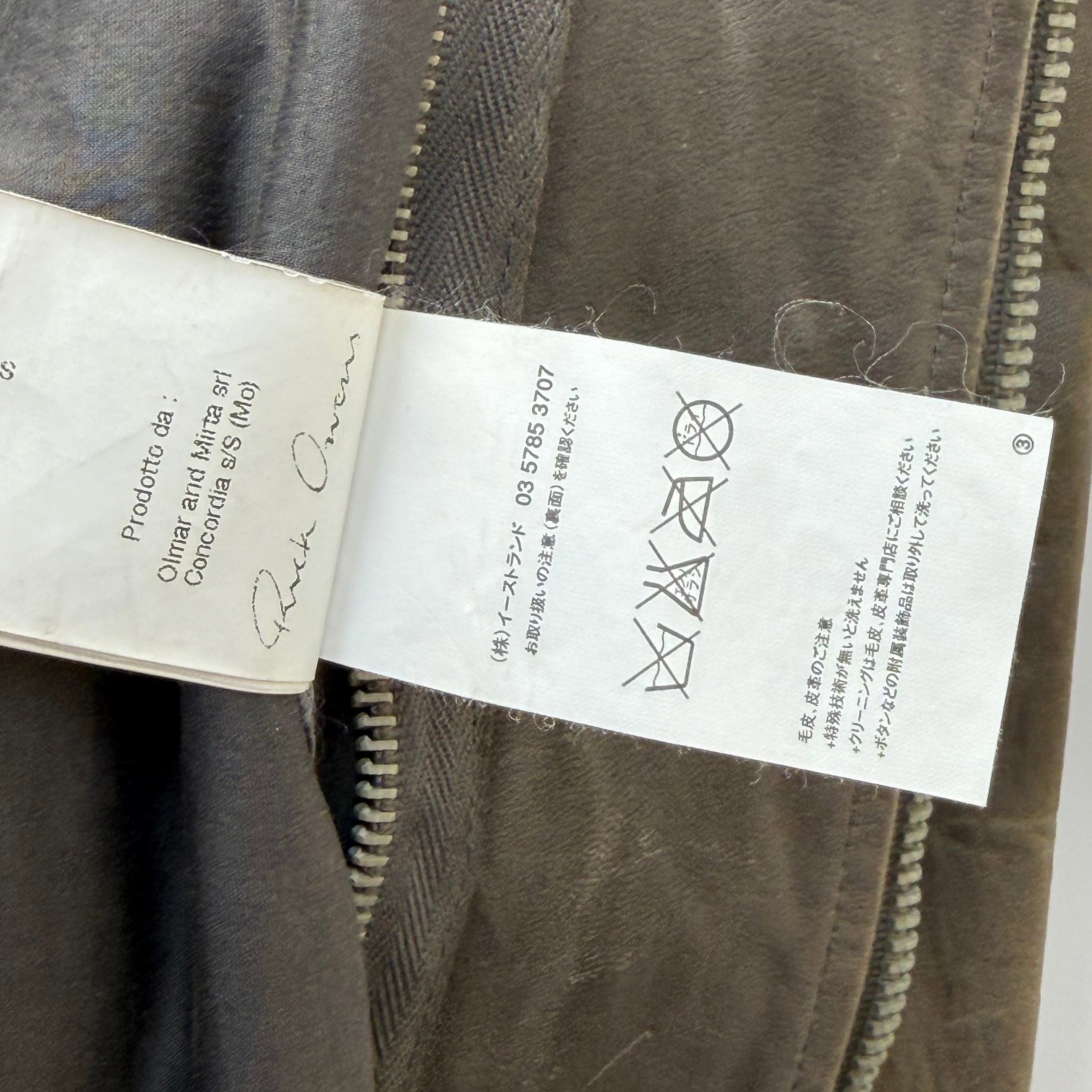 Rick Owens Rick Owens Grained Lamb Leather Racing Jacket XS Size US XS / EU 42 / 0 - 7 Thumbnail