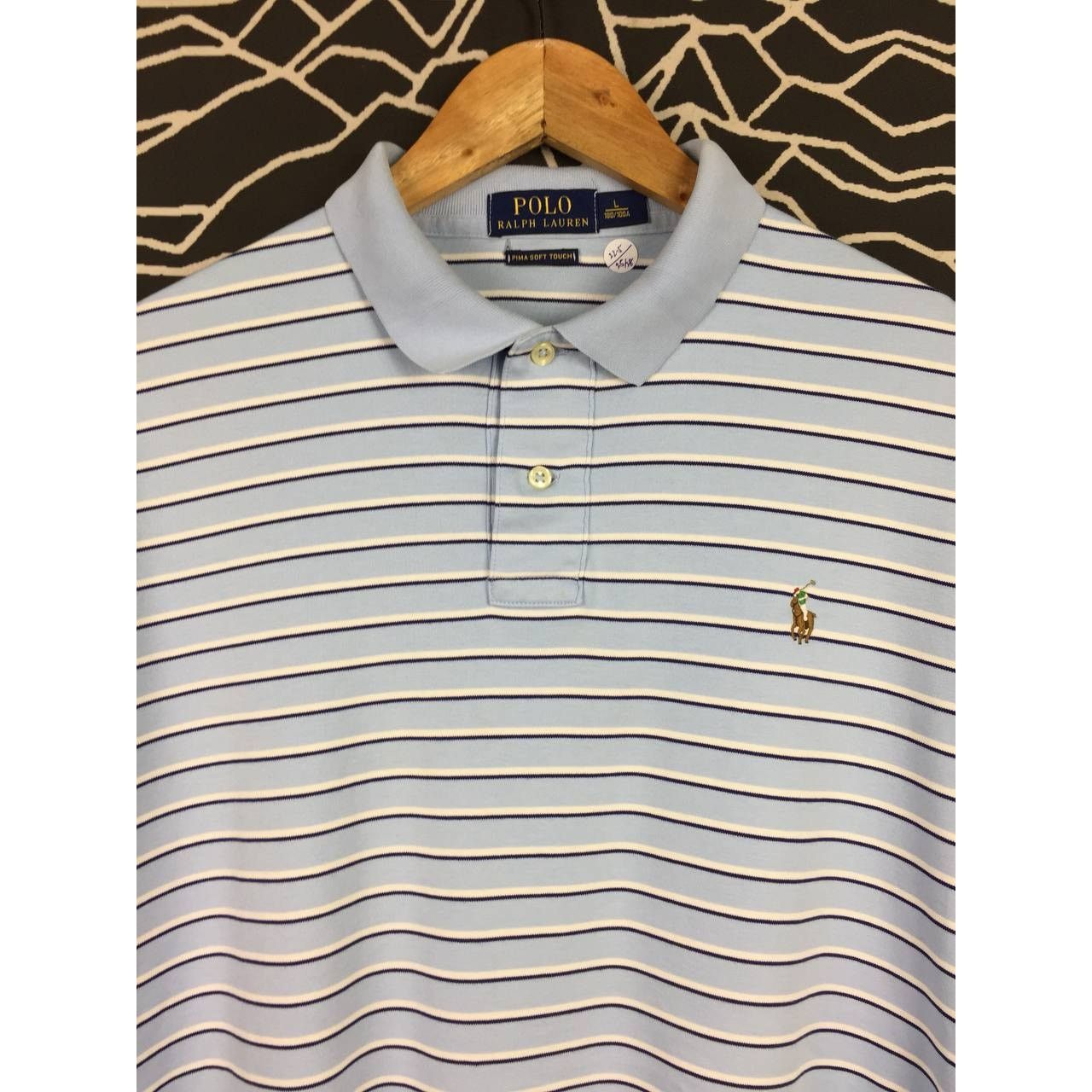 Polo Ralph Lauren × Vintage Vtg Polo Ralph Lauren Small Logo Pima Soft Touch Polo Tee Size US L / EU 52-54 / 3 - 3 Thumbnail