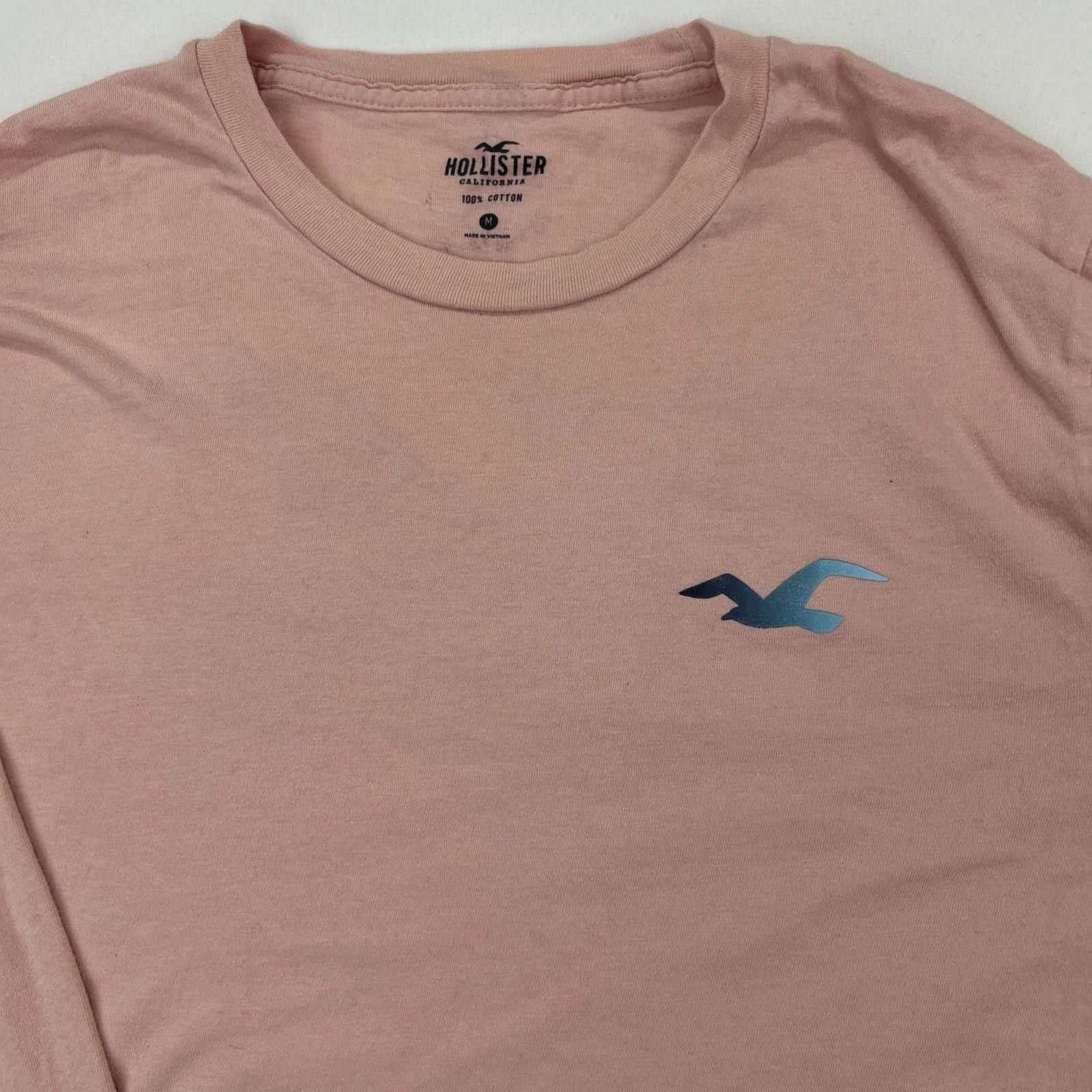 Hollister HOLLISTER Long Sleeve Shirt Pink Medium Cotton Unisex Size US M / EU 48-50 / 2 - 2 Thumbnail