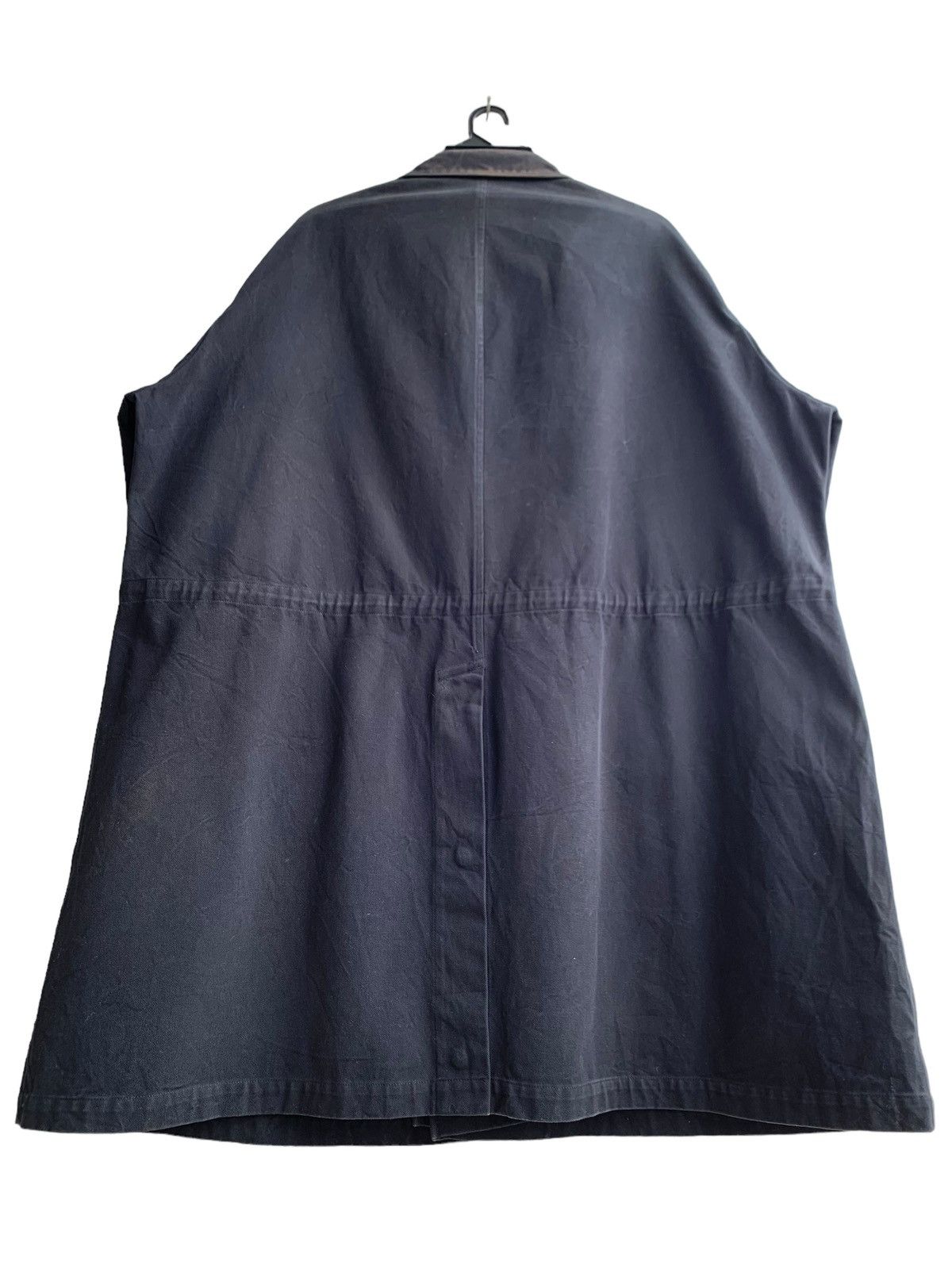 Yohji Yamamoto 🔥Rare Vintage Ys Yohji Yamamoto Long Coat Cotton Black Man Size US M / EU 48-50 / 2 - 10 Thumbnail