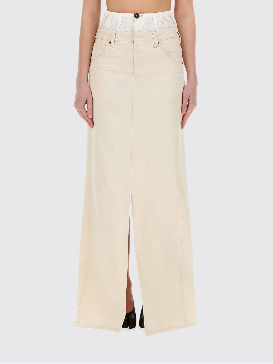 Maison Margiela Maison Margiela Skirt Woman White Size 27" / US 4 / IT 40 - 1 Thumbnail