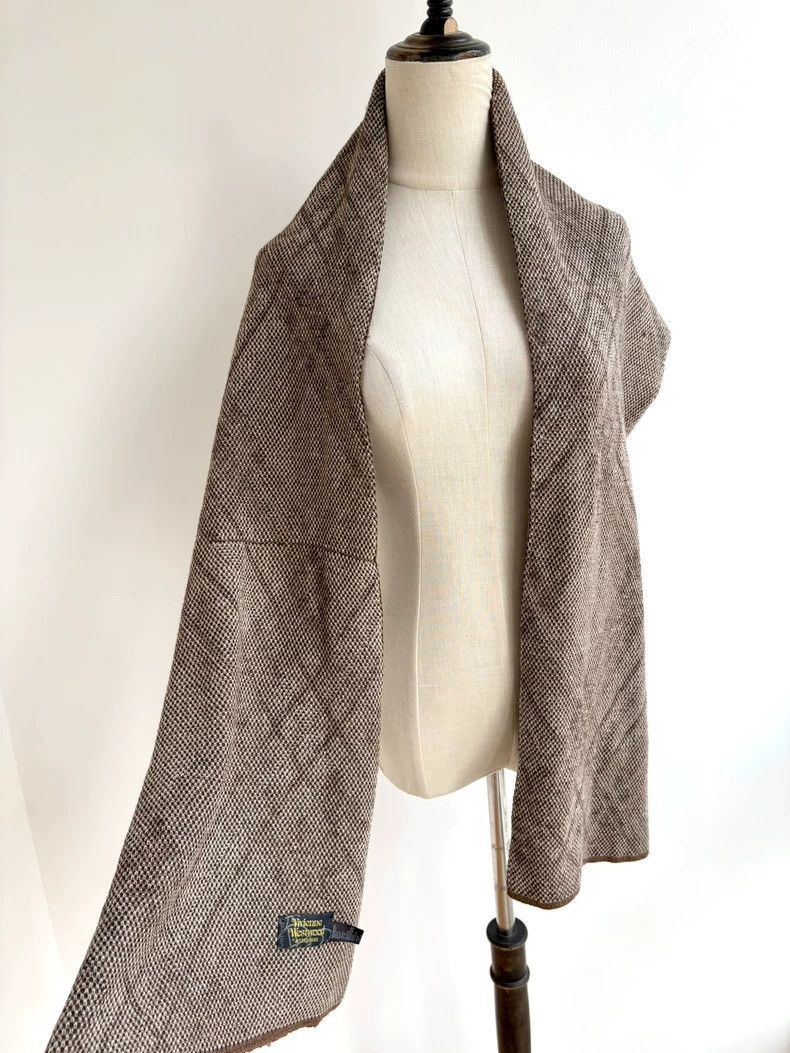 Vivienne Westwood Vivienne Westwood Colorful beige checkered earth star scar Size ONE SIZE - 5 Thumbnail