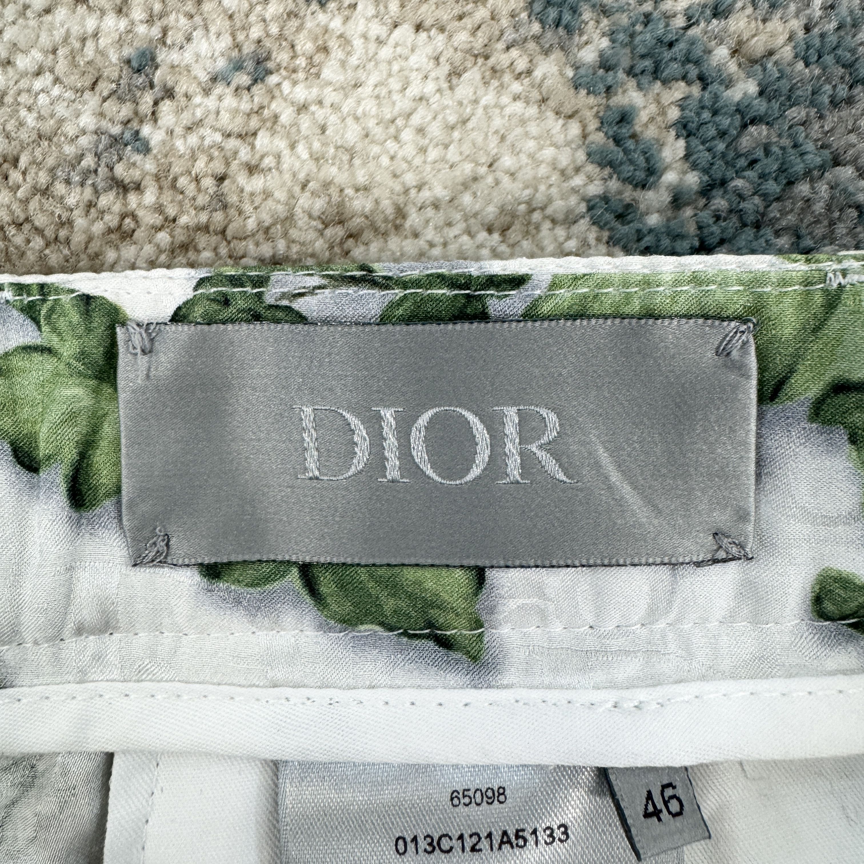Dior Dior x Amoako Boafa Oblique Leaf Shorts In Green RRP £825 Size US 30 / EU 46 - 10 Thumbnail