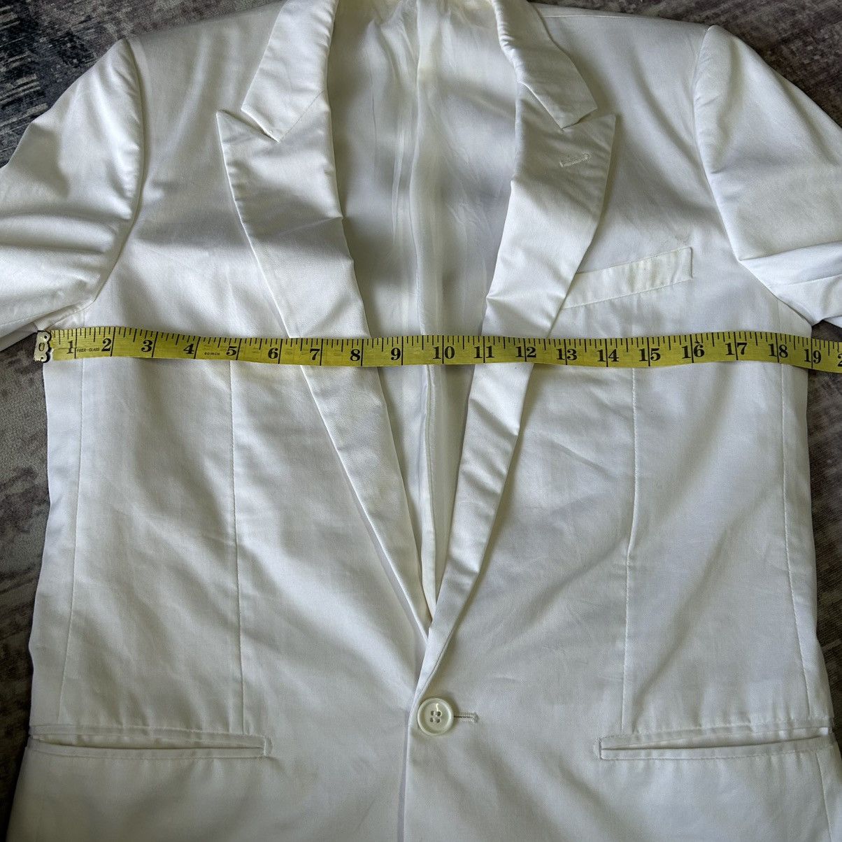 Dior Dior Hedi Slimane White Blazer Size S / US 4 / IT 40 - 17 Thumbnail