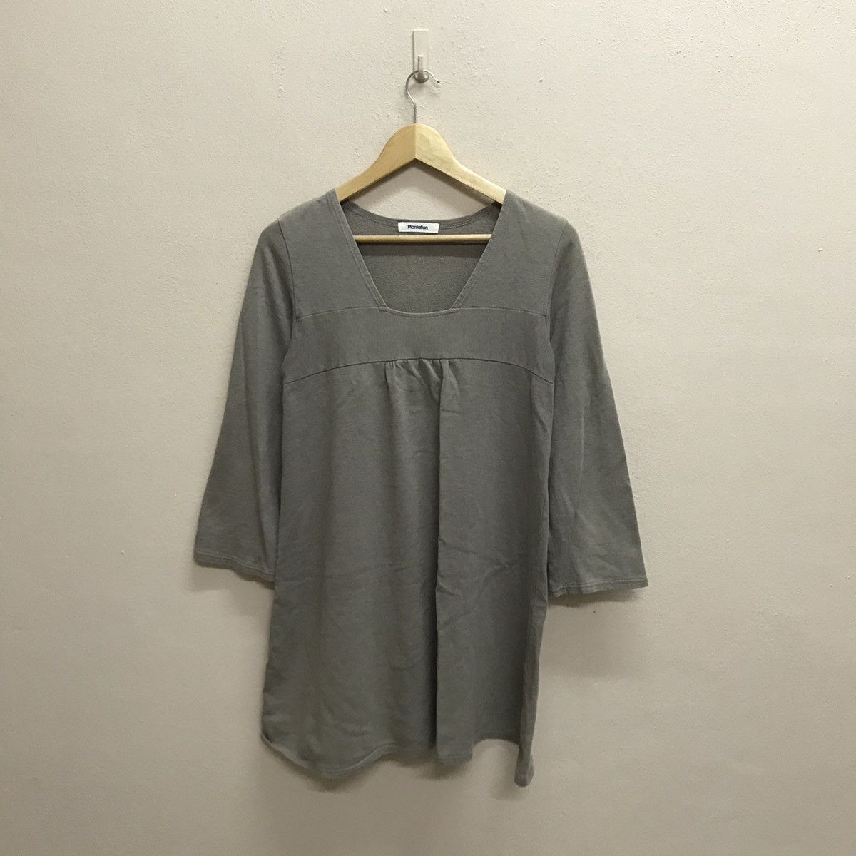 Issey Miyake Vintage 90s Plantation Issey Miyake Vneck Dress Shirt Long Size S / US 4 / IT 40 - 10 Thumbnail