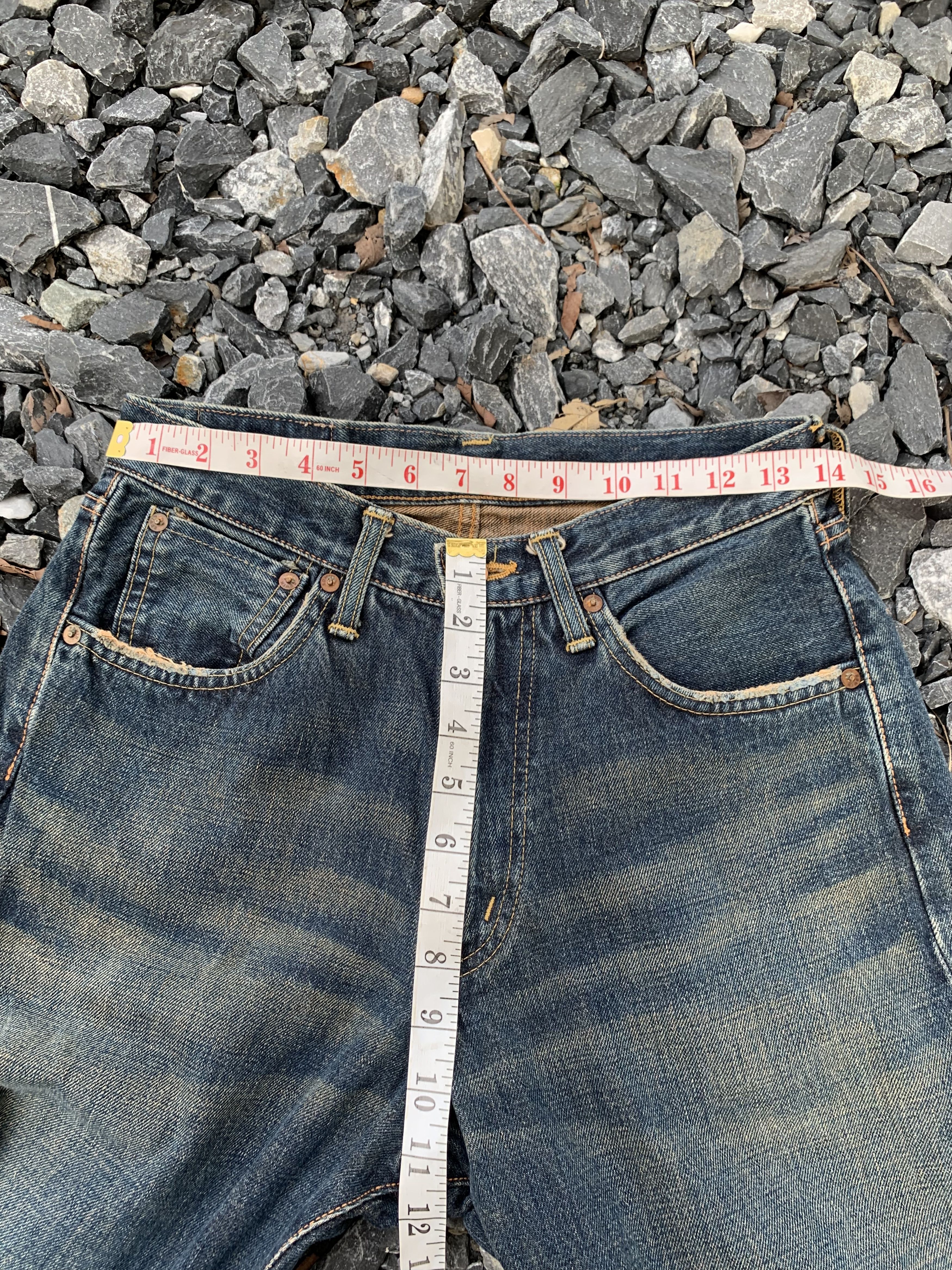 Kapital VINTAGE EDWIN 505X SELVEDGE MUDWASH RUSTY JAPANESE DENIM Size US 28 / EU 44 - 20 Thumbnail