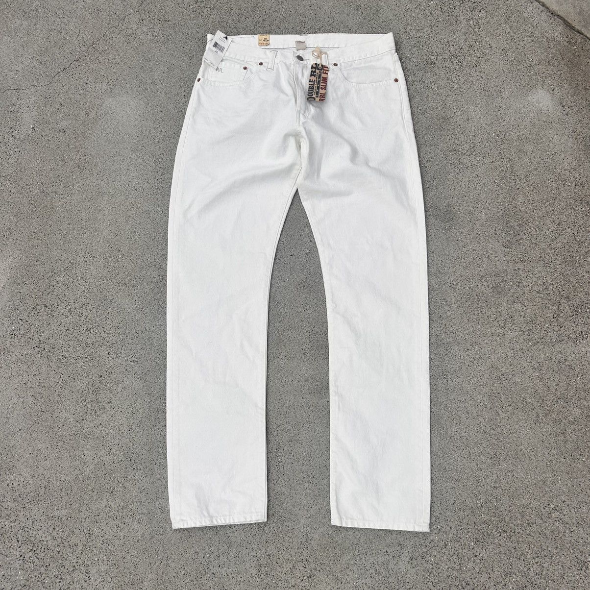 RRL Ralph Lauren RRL Ralph Lauren Brand New White Denim Canvas Pants Size US 34 / EU 50 - 4 Thumbnail