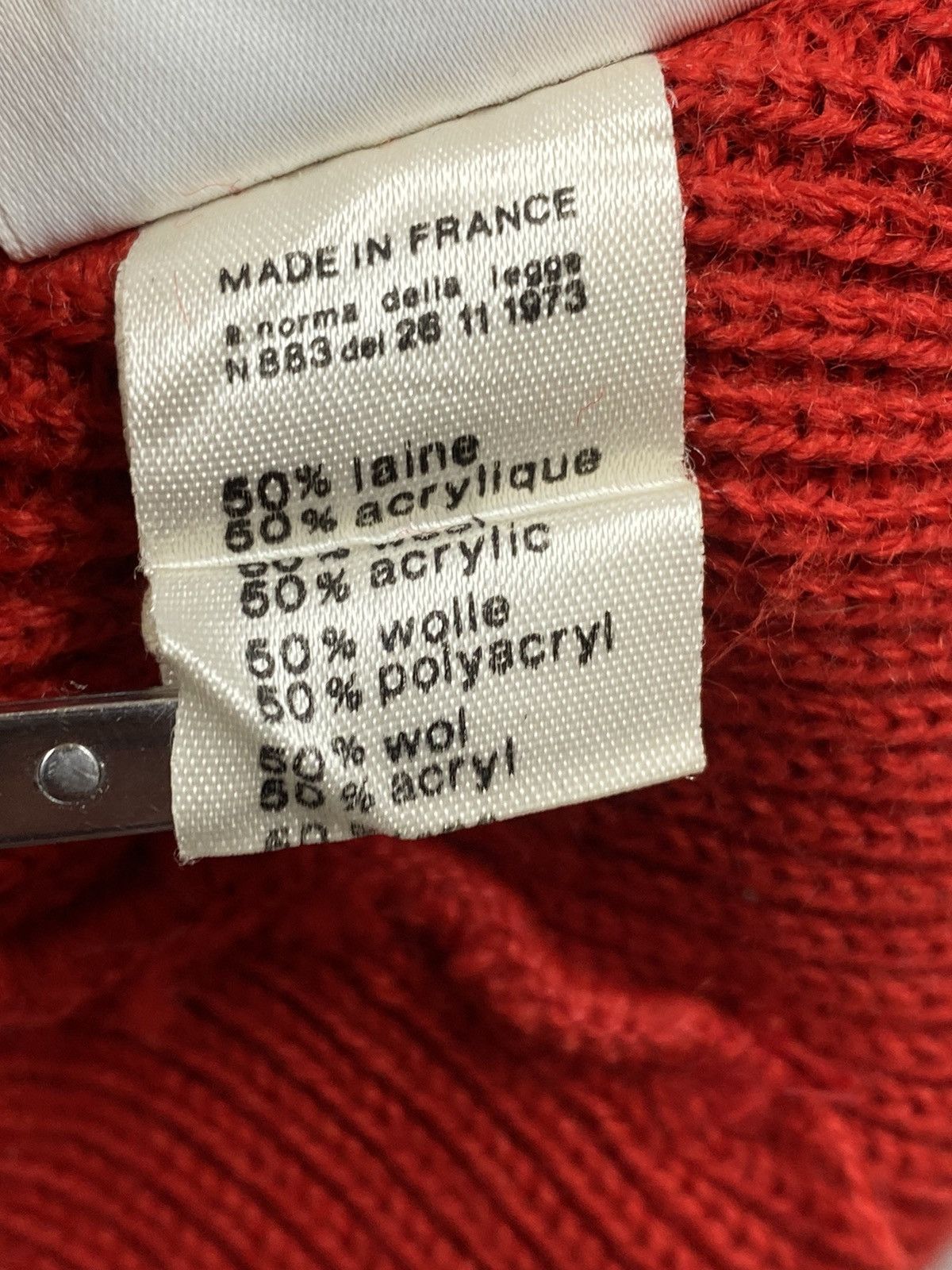 Lacoste Vintage 90s Lacoste Beanie Wool Hat Size ONE SIZE - 11 Thumbnail
